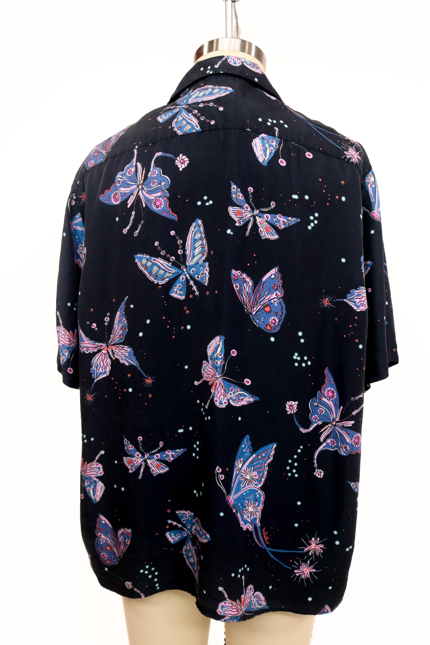 Valentino Butterfly Button-Up Shirt