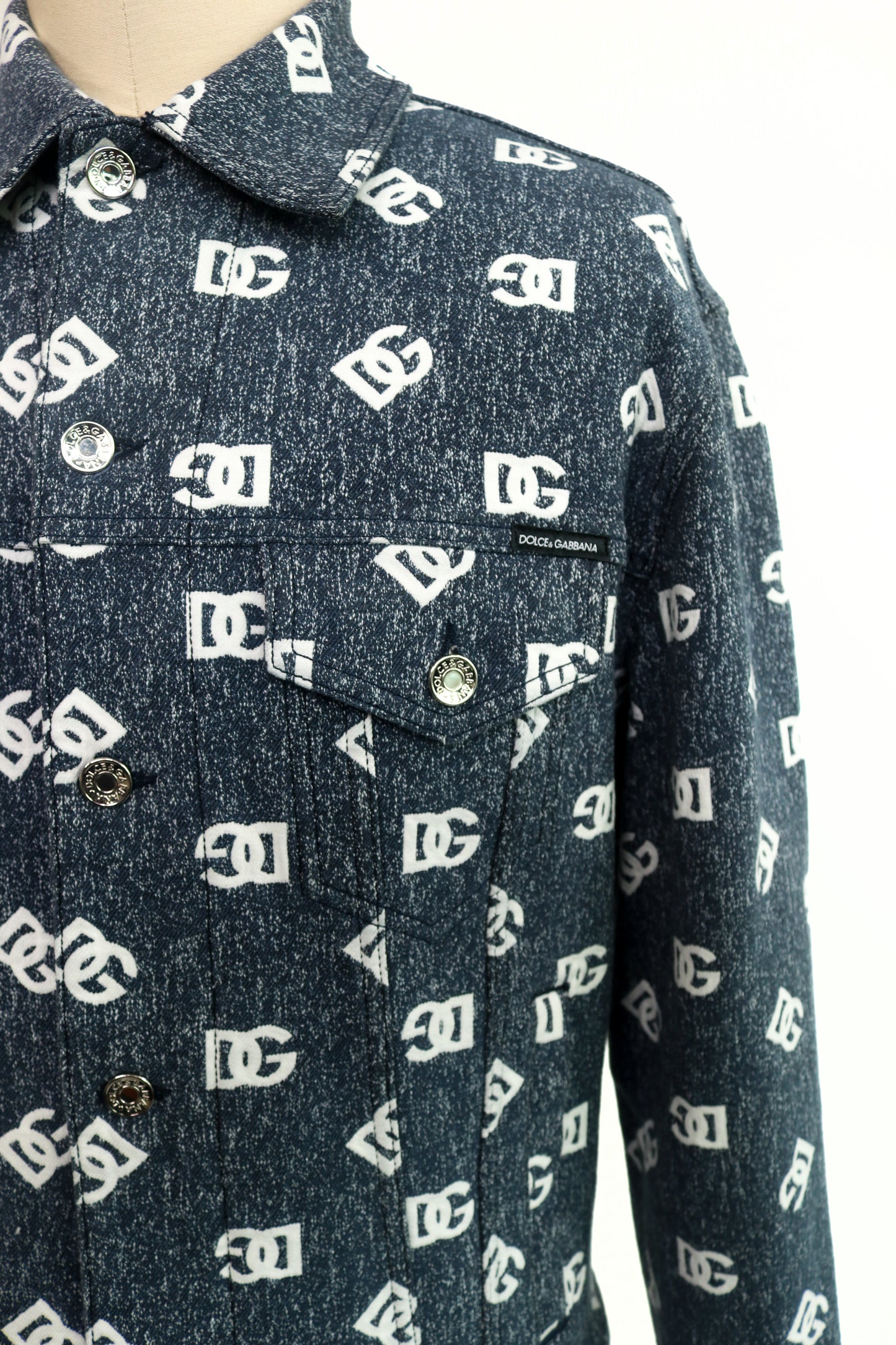 Dolce & Gabbana Monogram Denim Jacket