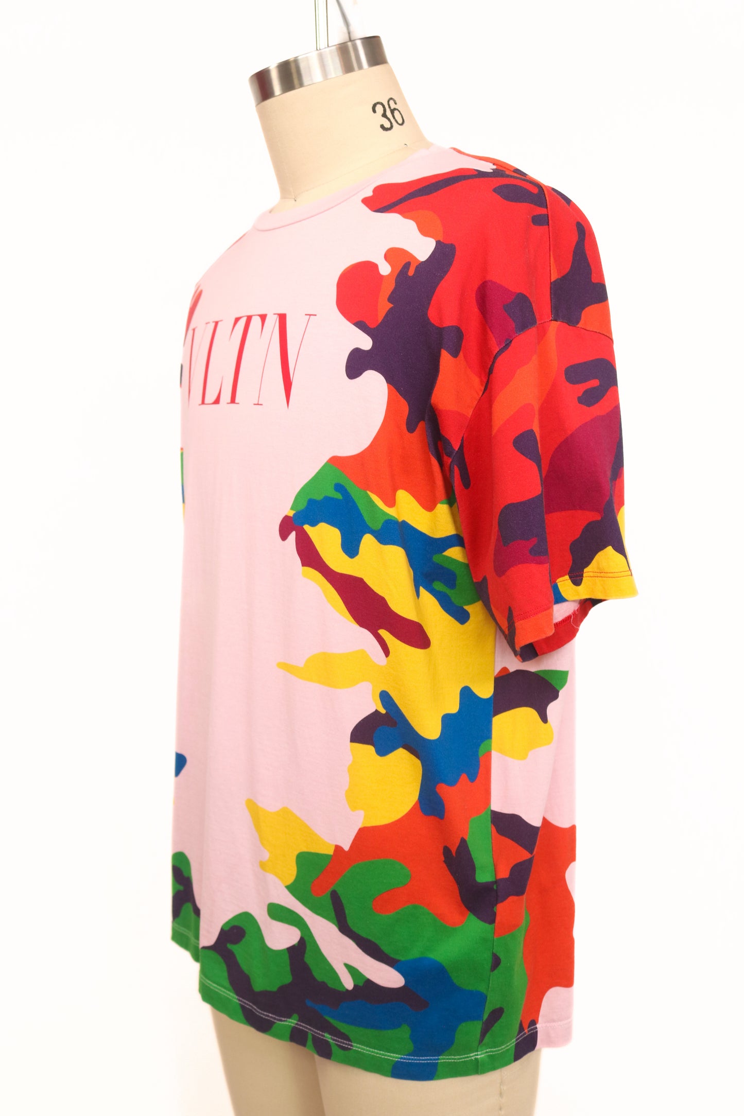 Valentino Rainbow Camo T-Shirt