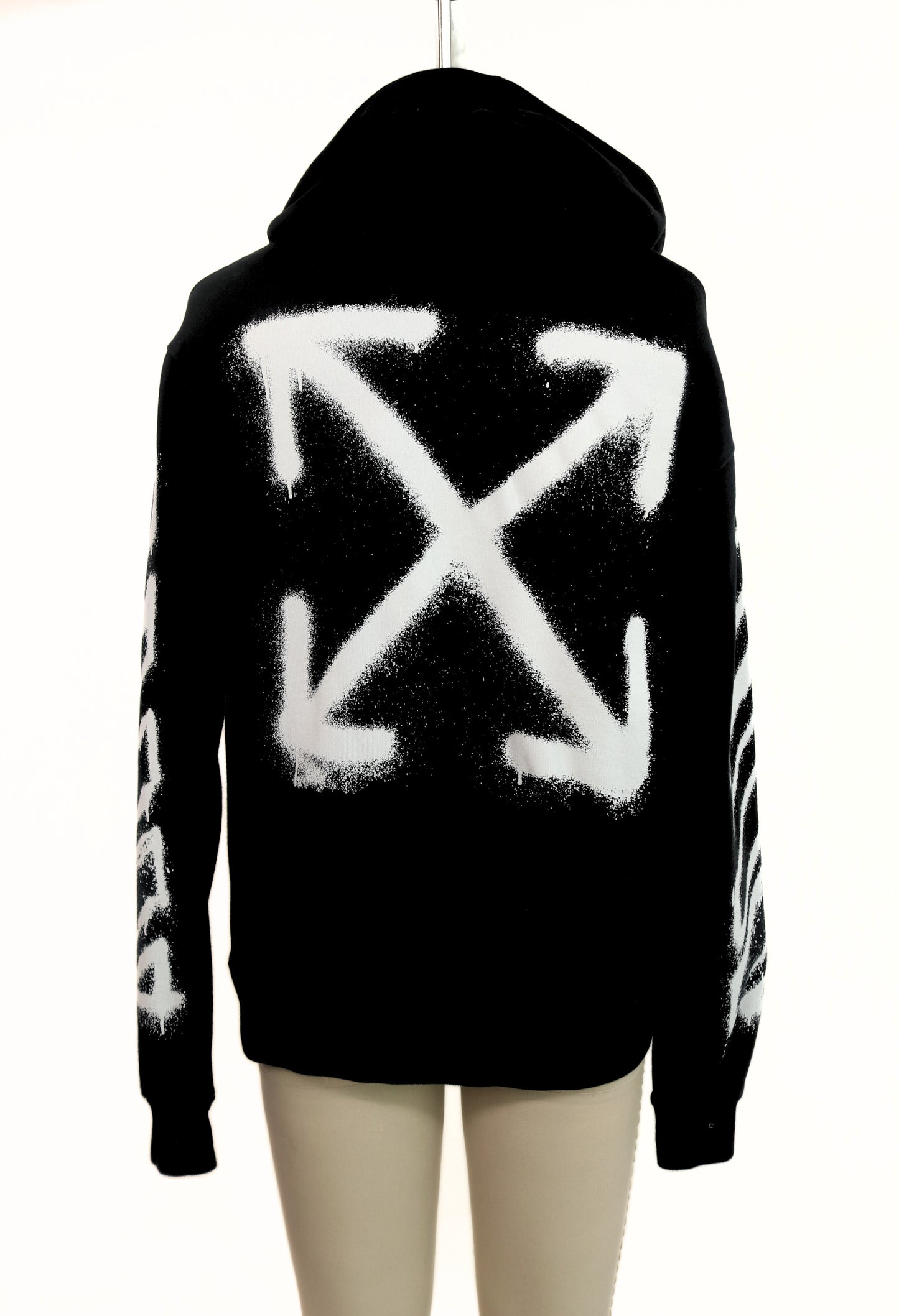 Off-White Logo Hoodie (Spray-paint logo)
