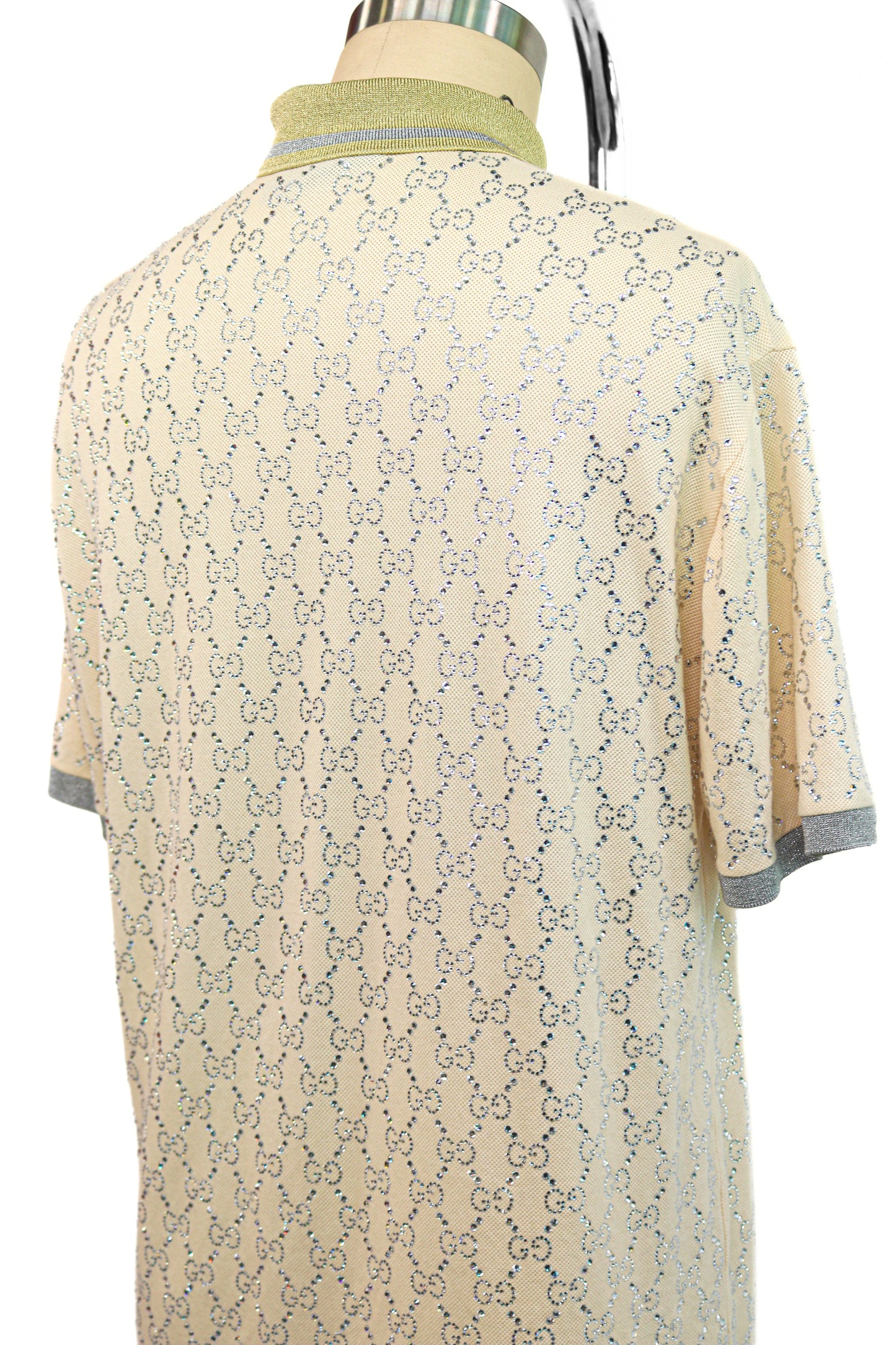 Gucci Crystallized Polo Shirt