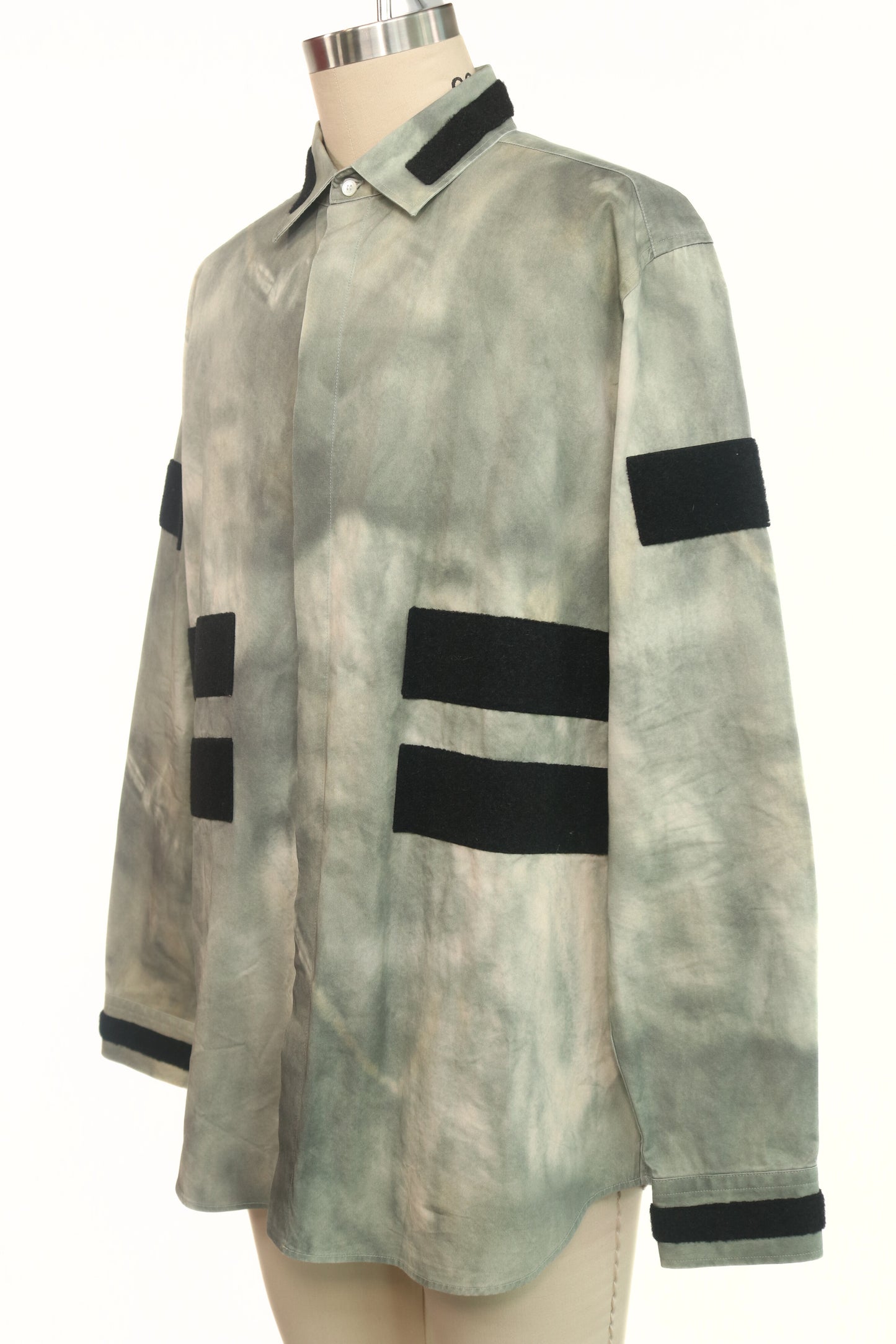 Balmain Long Sleeve Tie - Dye Shirt