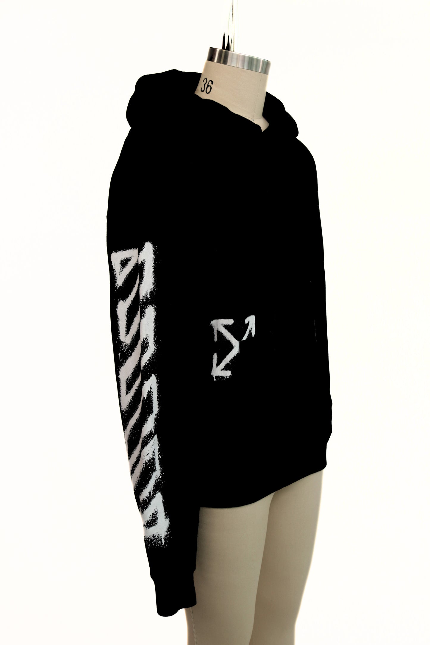 Off-White Logo Hoodie (Spray-paint logo)