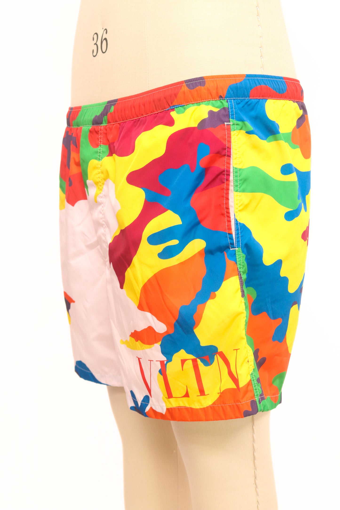 Valentino Rainbow Camo Swim Trunks