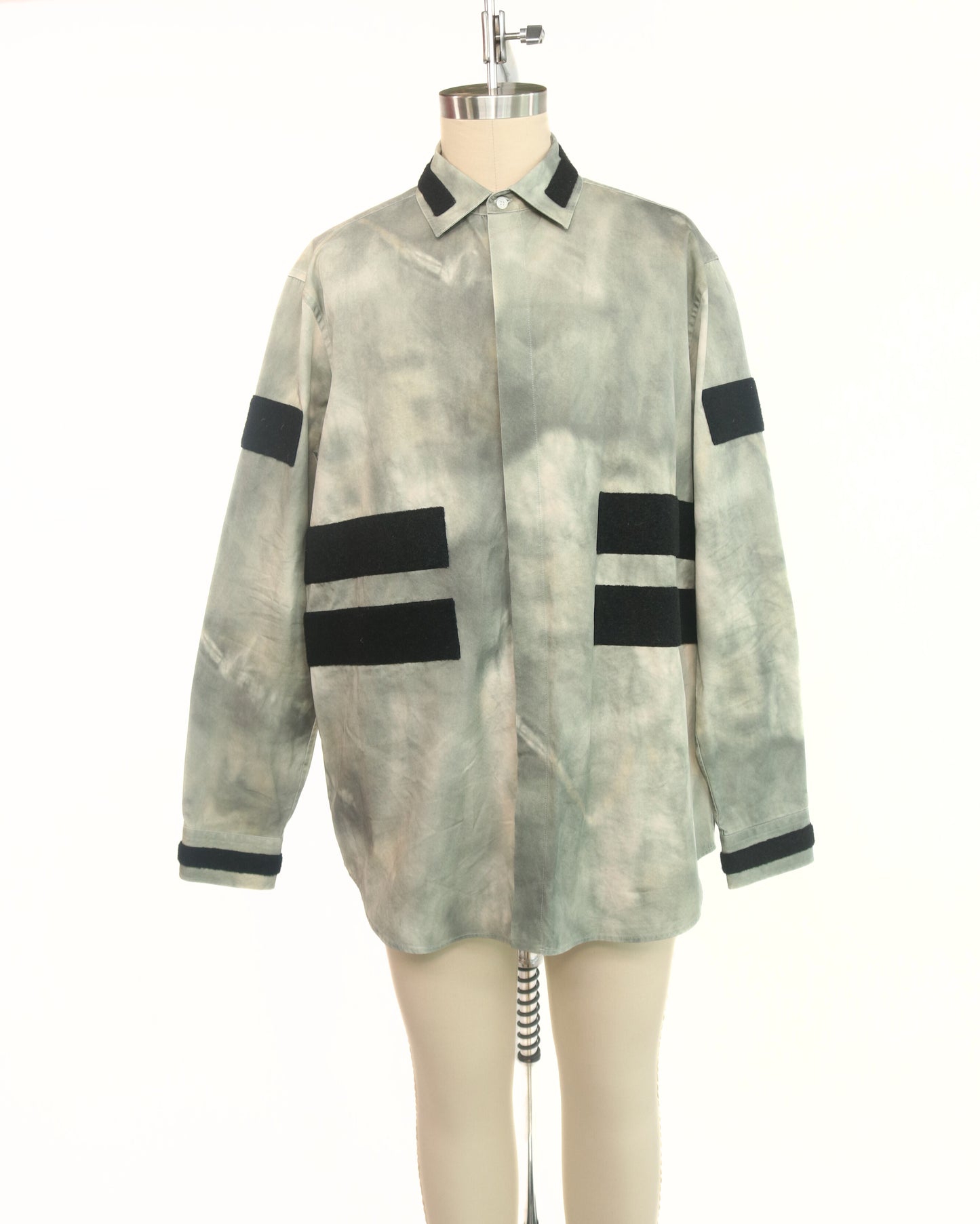 Balmain Long Sleeve Tie - Dye Shirt