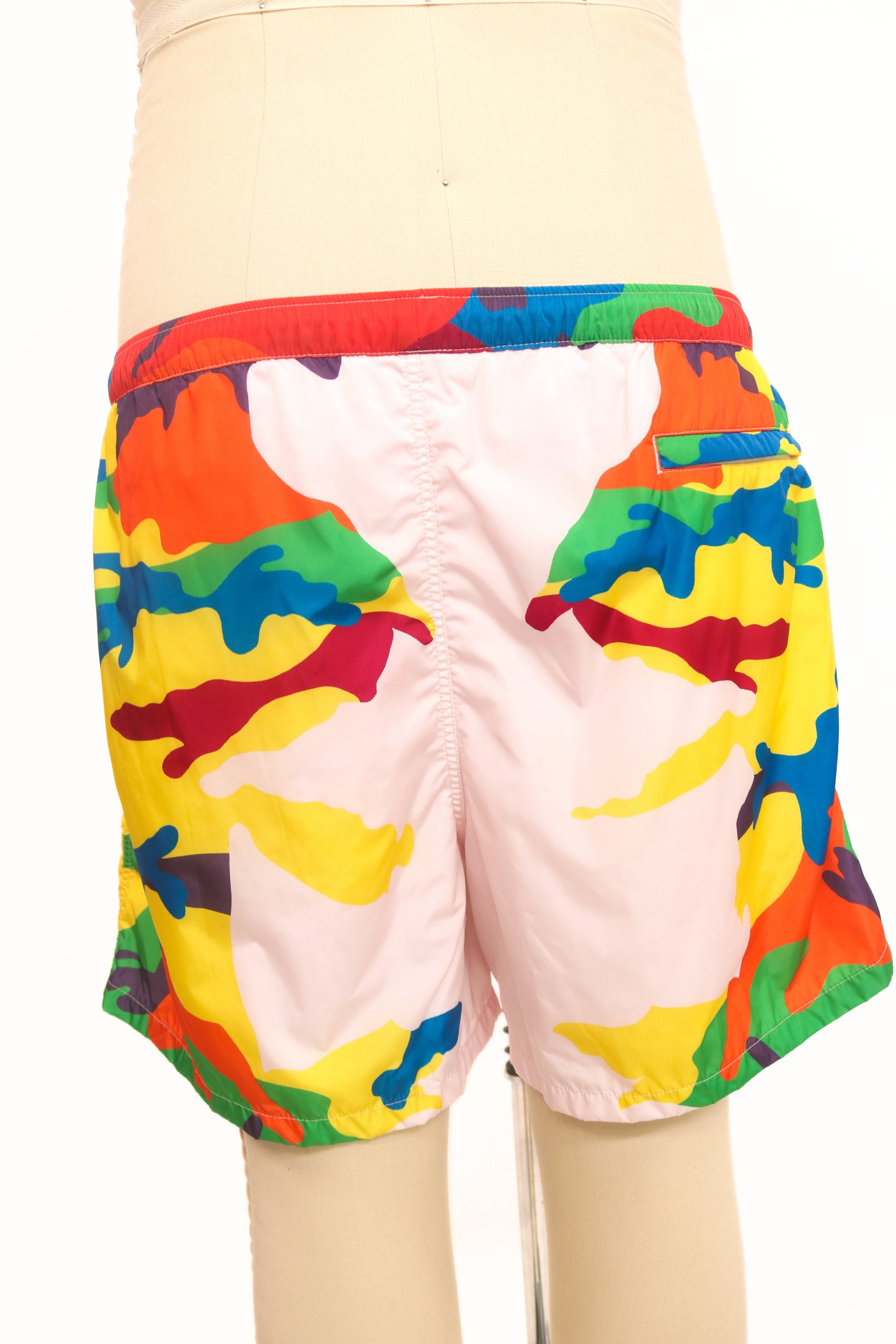 Valentino Rainbow Camo Swim Trunks
