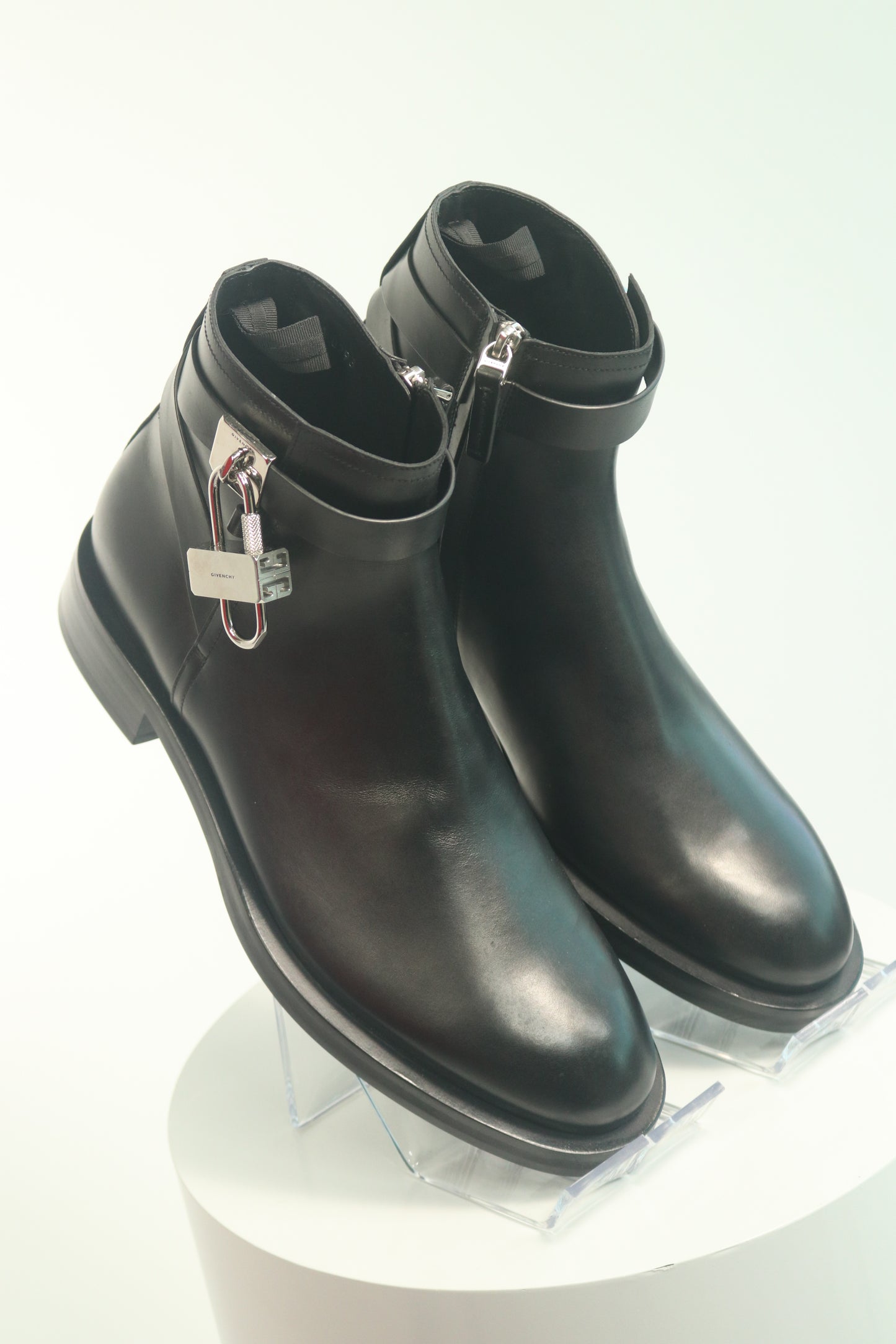Givenchy Lock Leather Boots