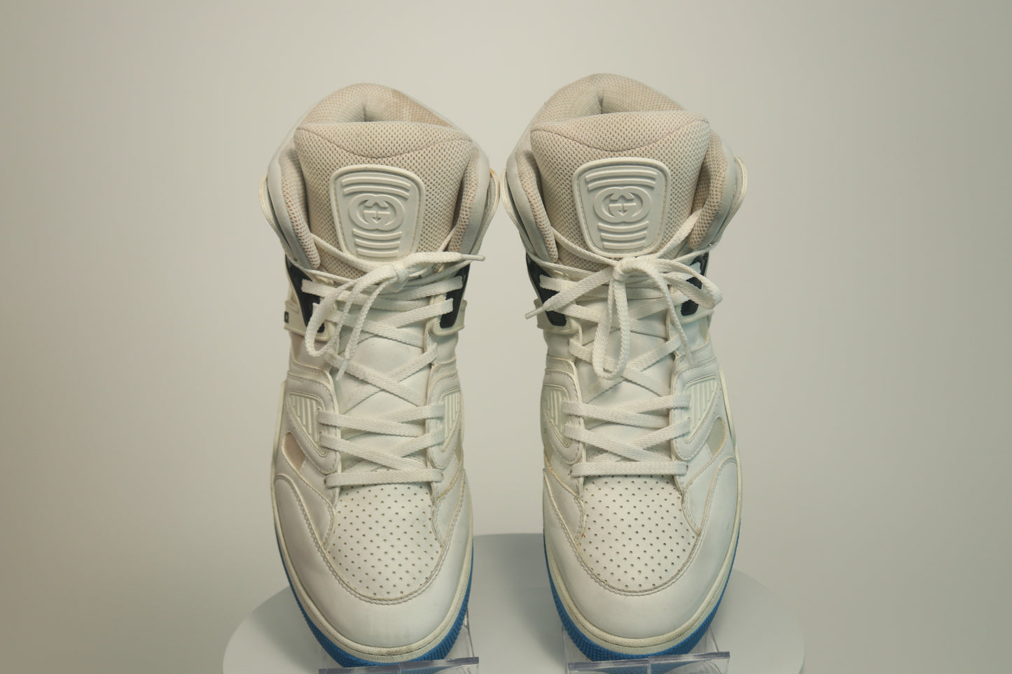 Gucci Basket Blue High Top Sneakers