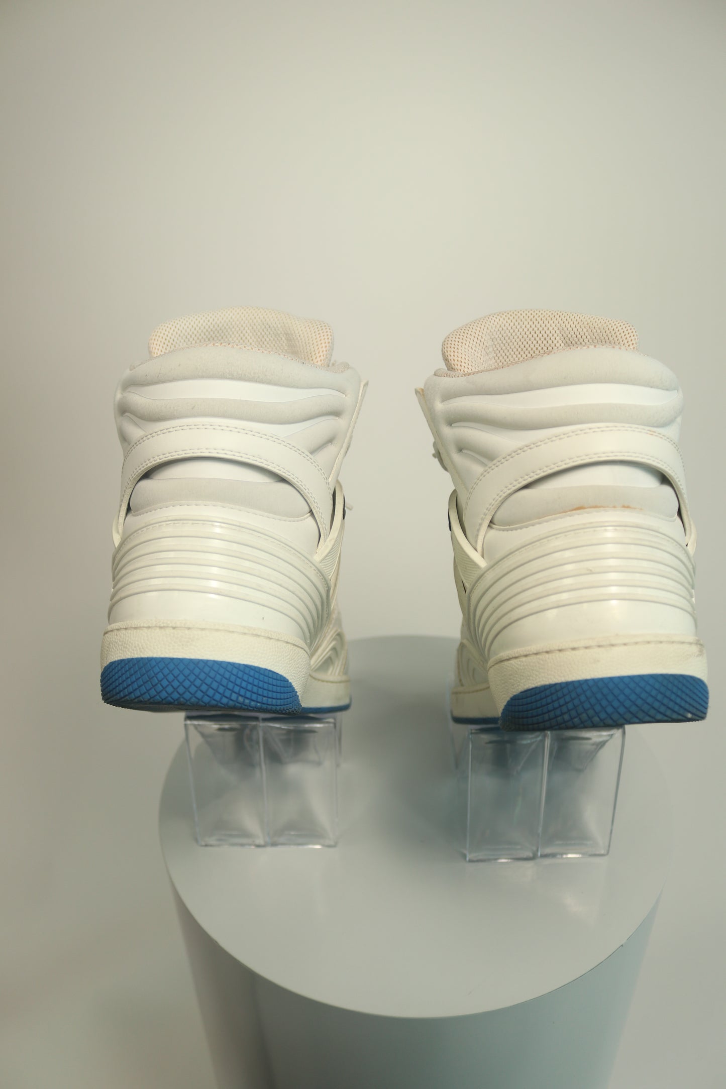 Gucci Basket Blue High Top Sneakers