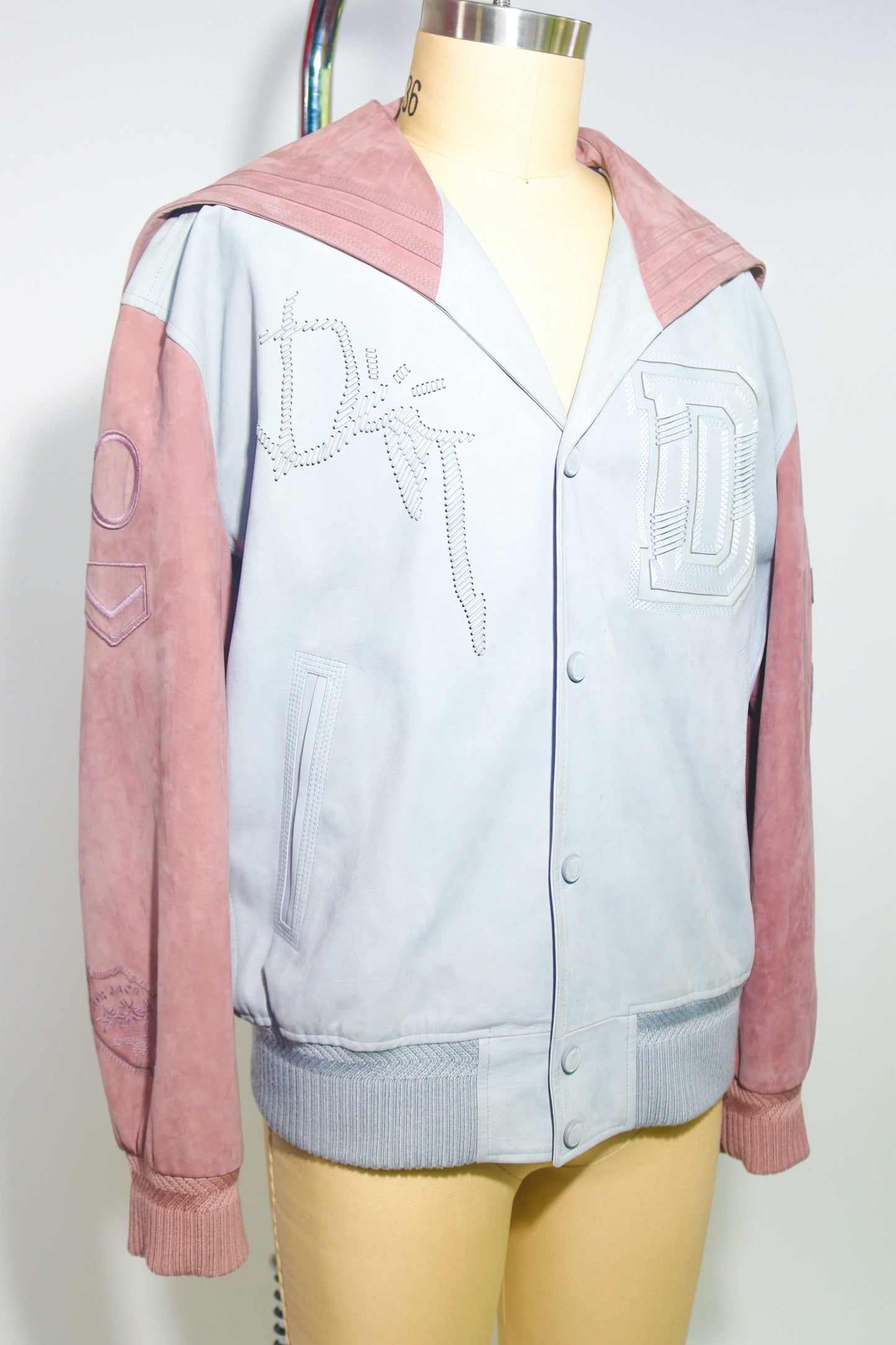Dior Leather Varsity Jacket