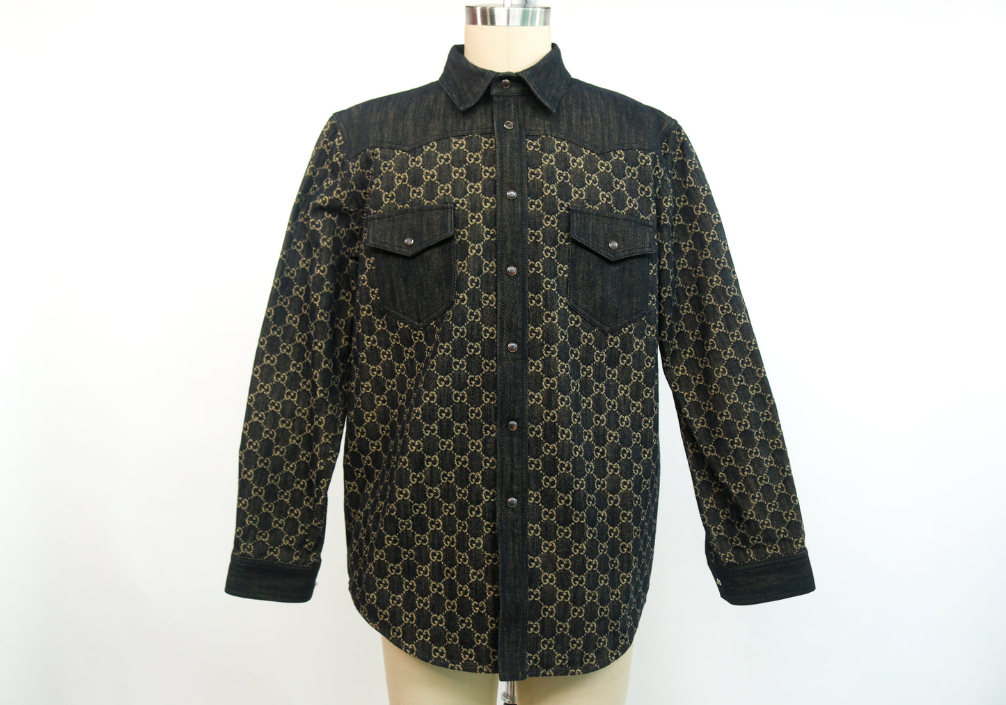 Gucci Monogram Denim Overshirt