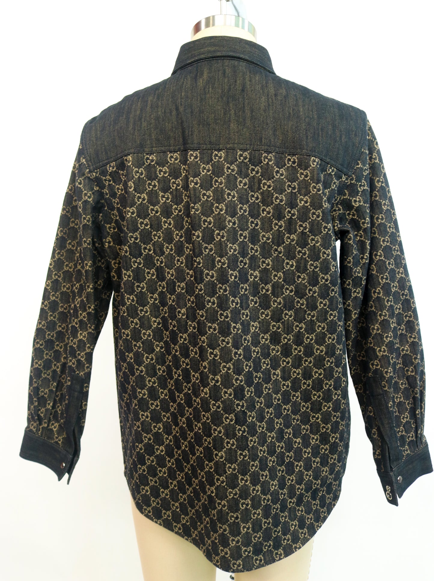 Gucci Monogram Denim Overshirt