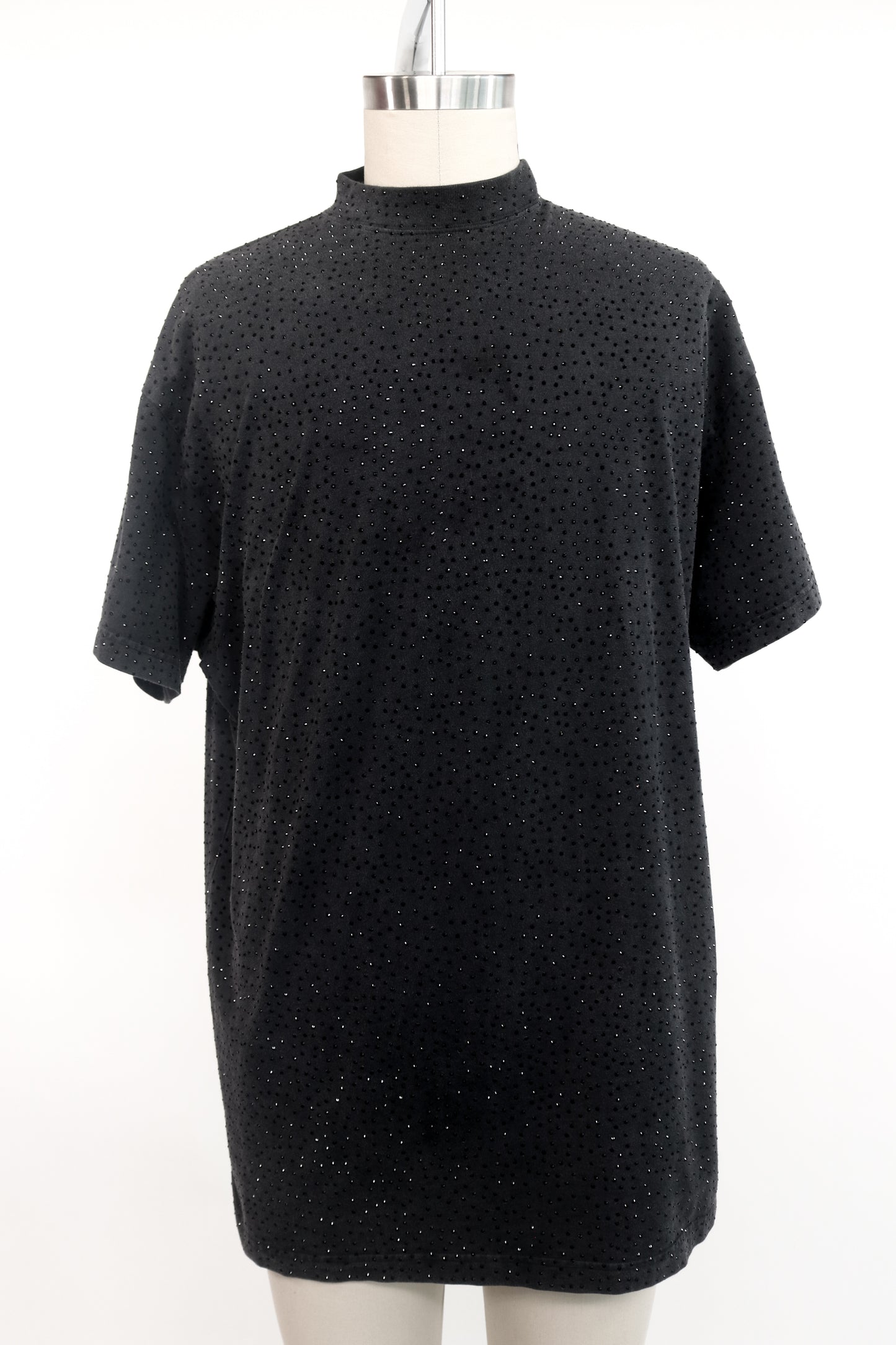 Balenciaga Black Crystalized T-Shirt