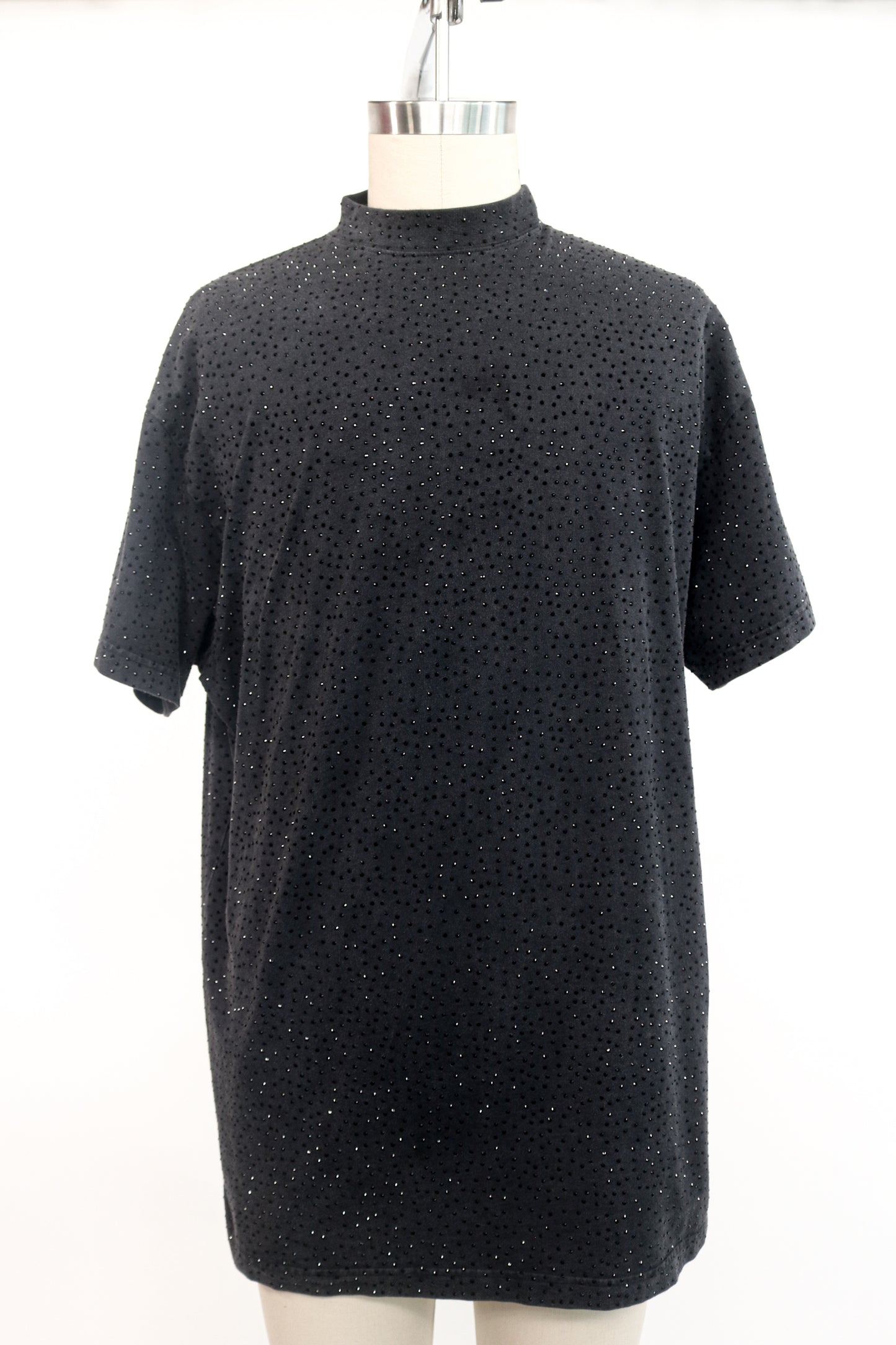 Balenciaga Black Crystalized T-Shirt