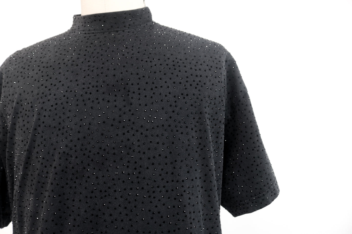 Balenciaga Black Crystalized T-Shirt