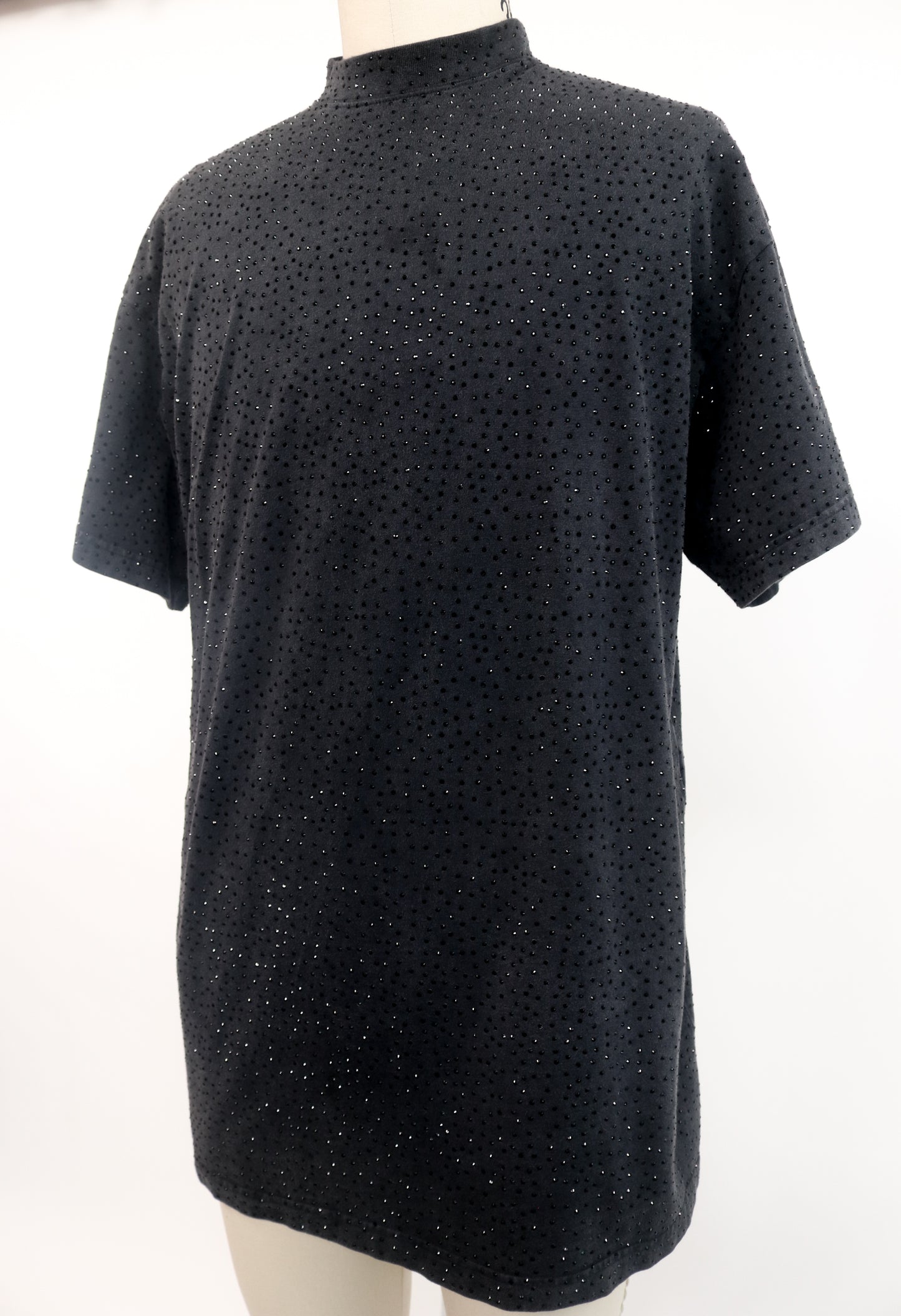Balenciaga Black Crystalized T-Shirt