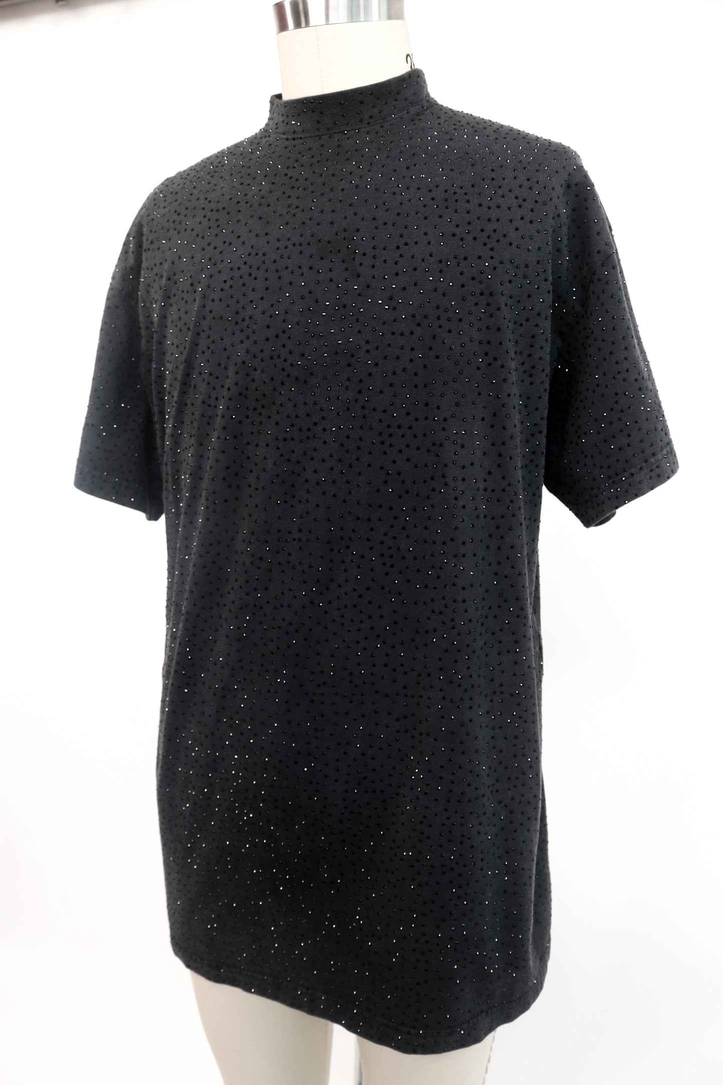 Balenciaga Black Crystalized T-Shirt