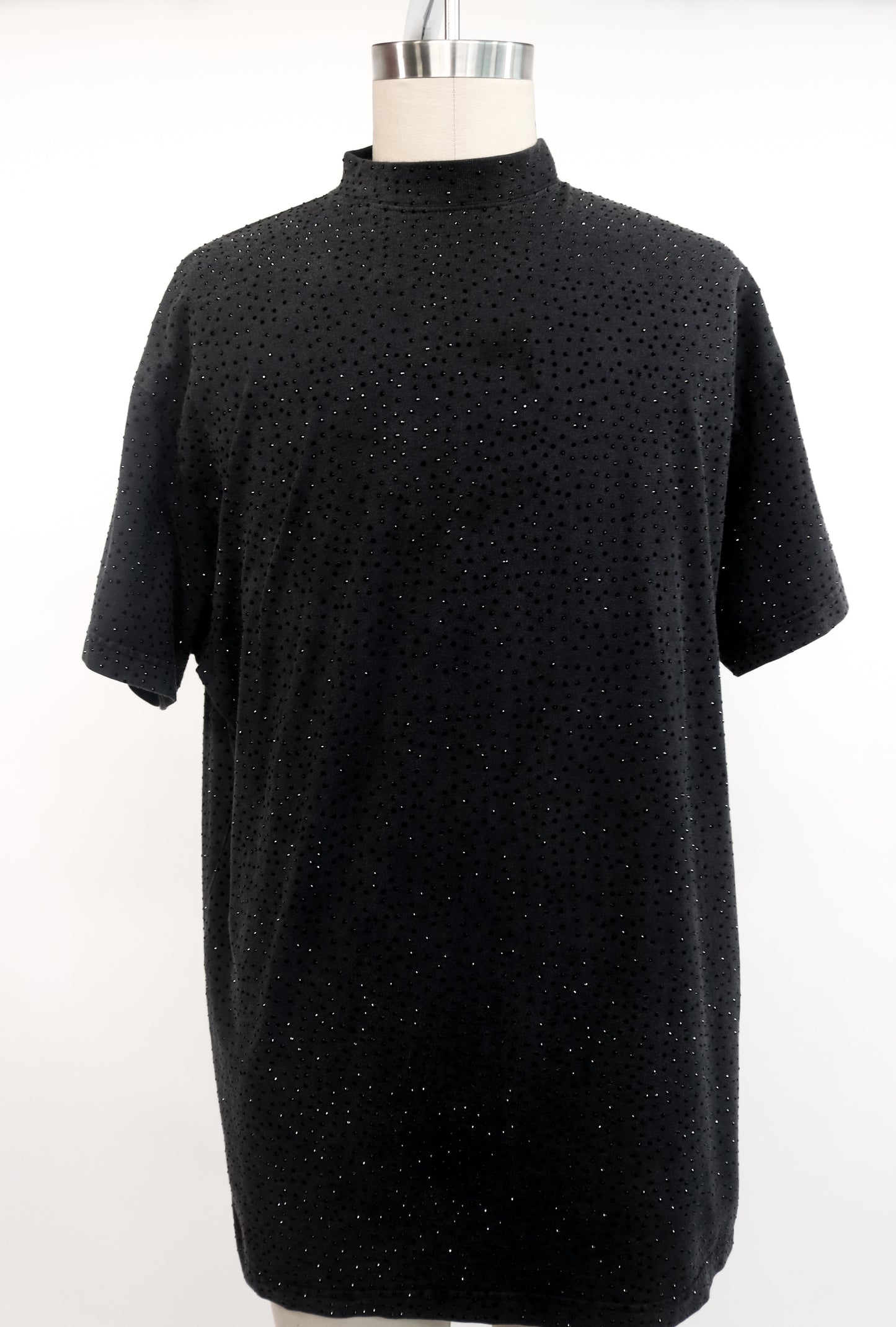 Balenciaga Black Crystalized T-Shirt