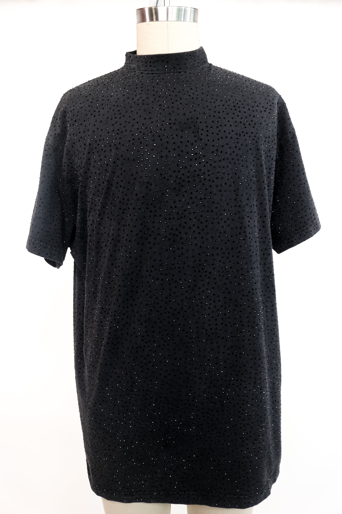 Balenciaga Black Crystalized T-Shirt
