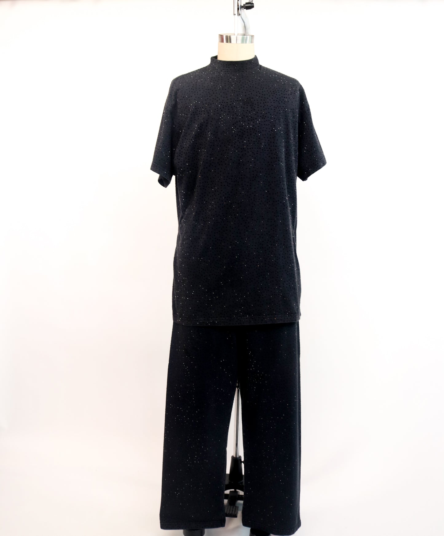 Balenciaga Black Crystalized T-Shirt