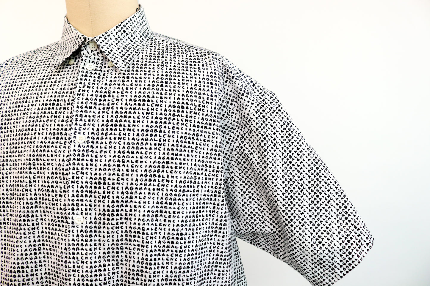 Balenciaga Short Sleeve Button-Up Shirt