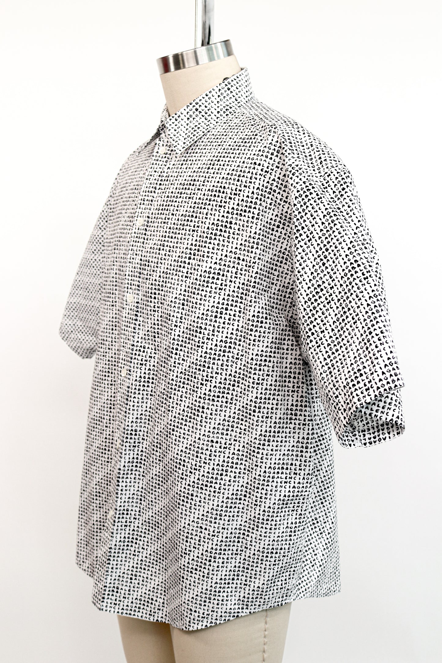 Balenciaga Short Sleeve Button-Up Shirt