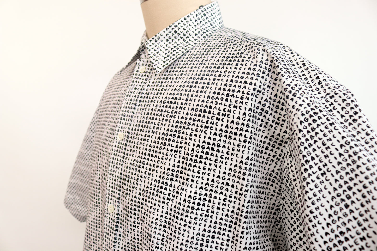 Balenciaga Short Sleeve Button-Up Shirt