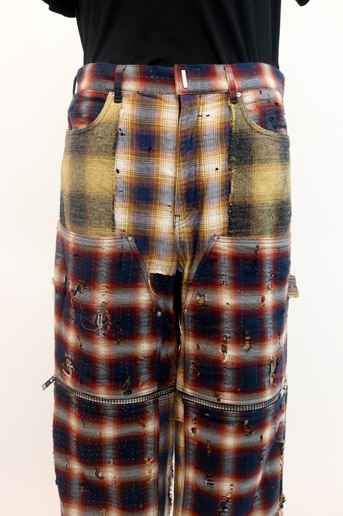 Givenchy Plaid Cargo Pants