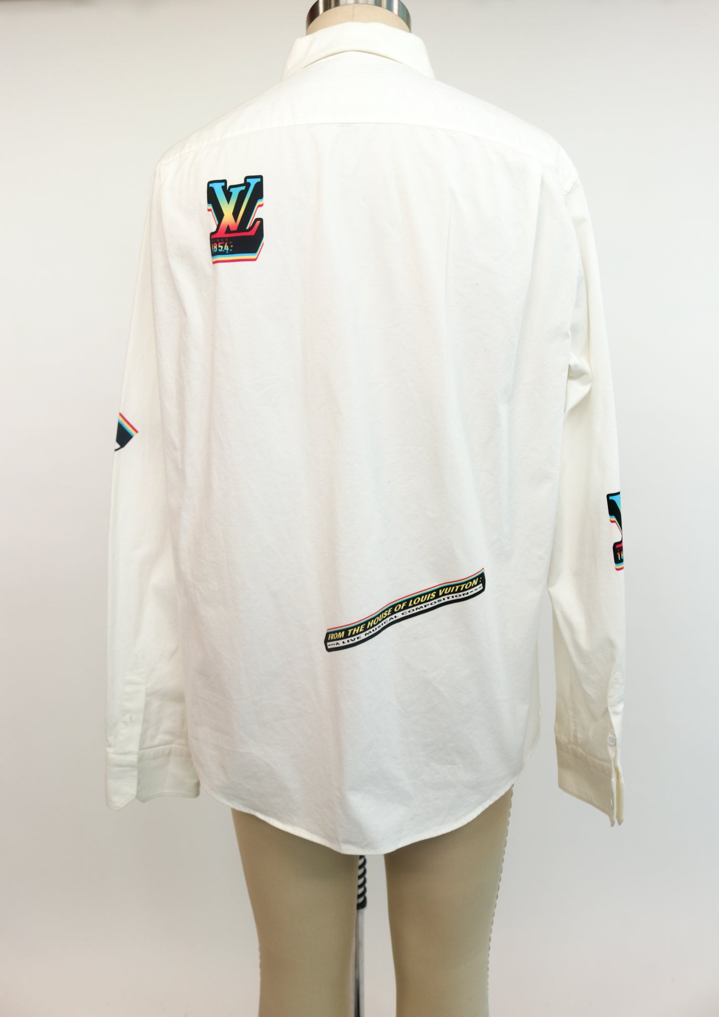 Louis Vuitton Long Sleeve Zip-Up Shirt