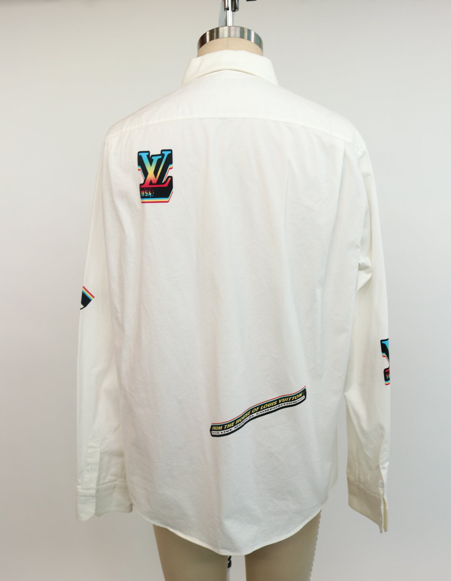 Louis Vuitton Long Sleeve Zip-Up Shirt