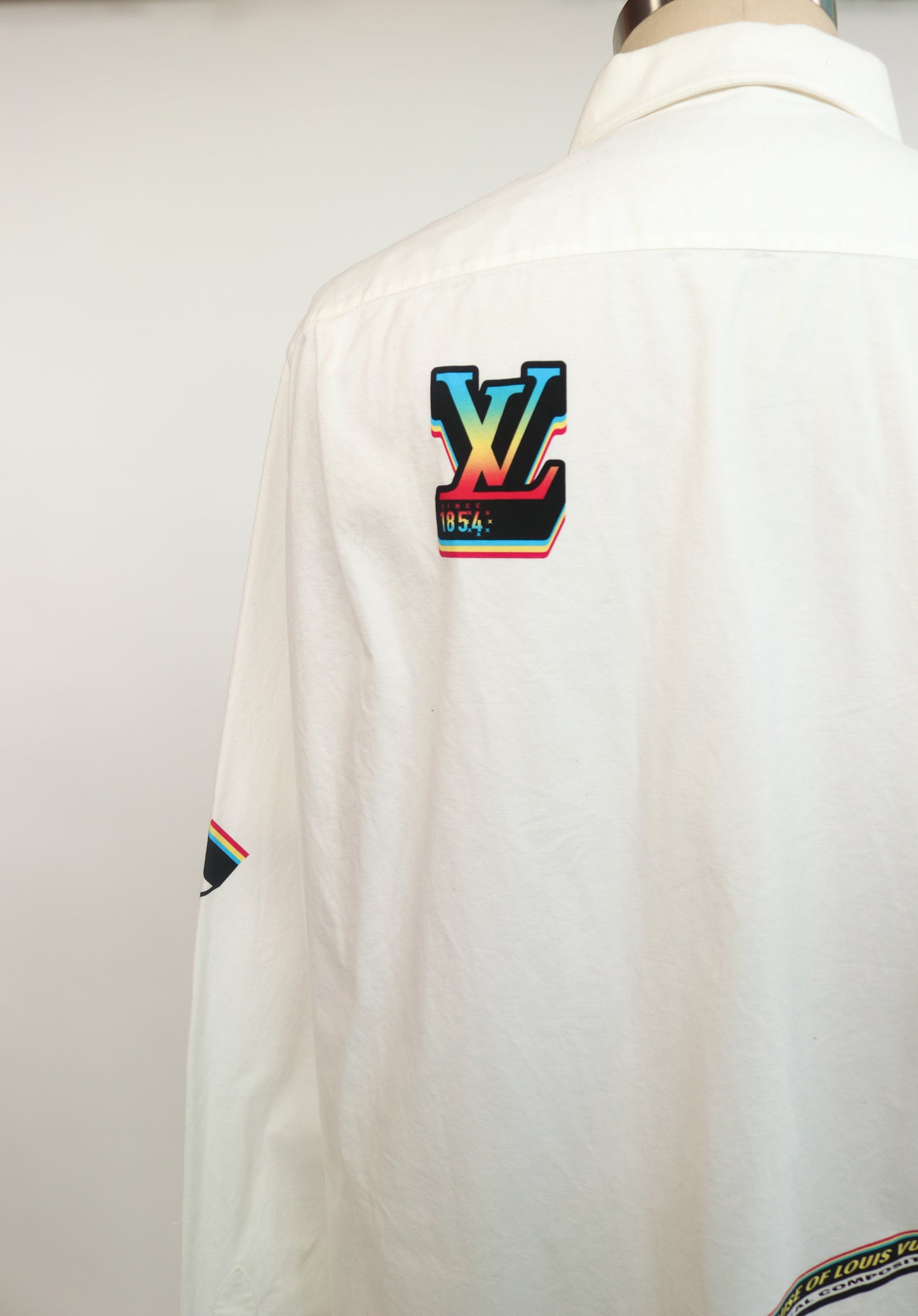 Louis Vuitton Long Sleeve Zip-Up Shirt