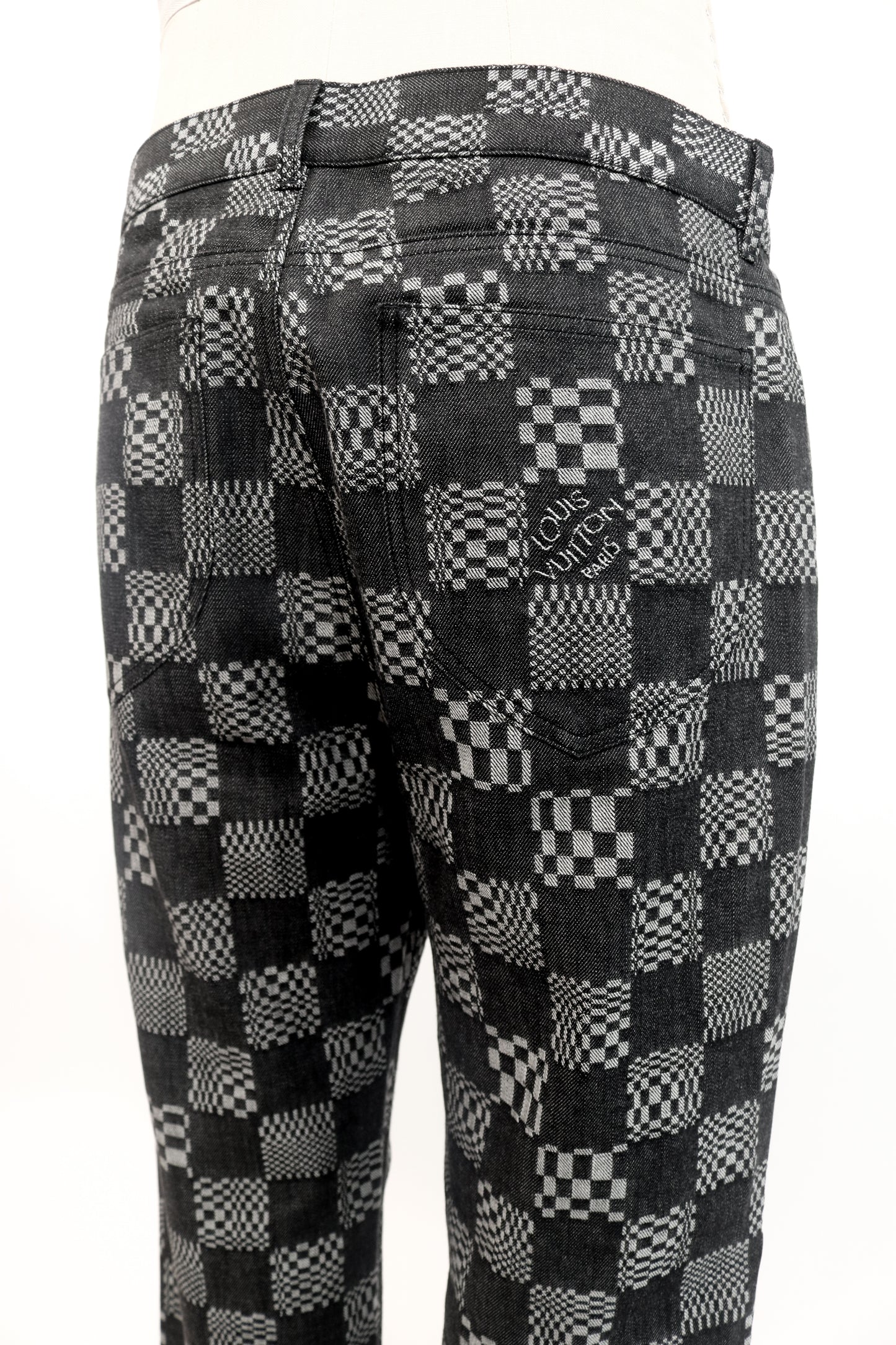 Louis Vuitton Checkered Jeans