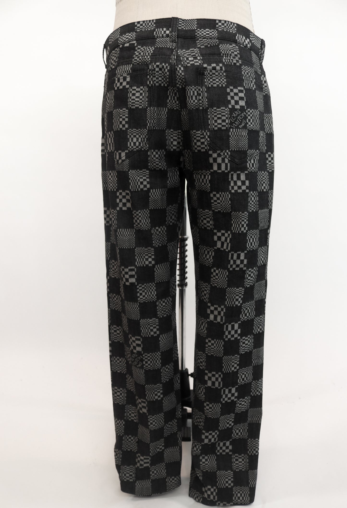 Louis Vuitton Checkered Jeans