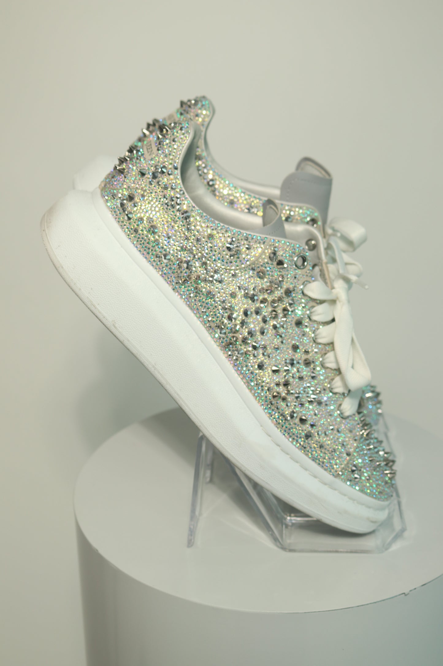McQueen Crystal Low Top Sneakers