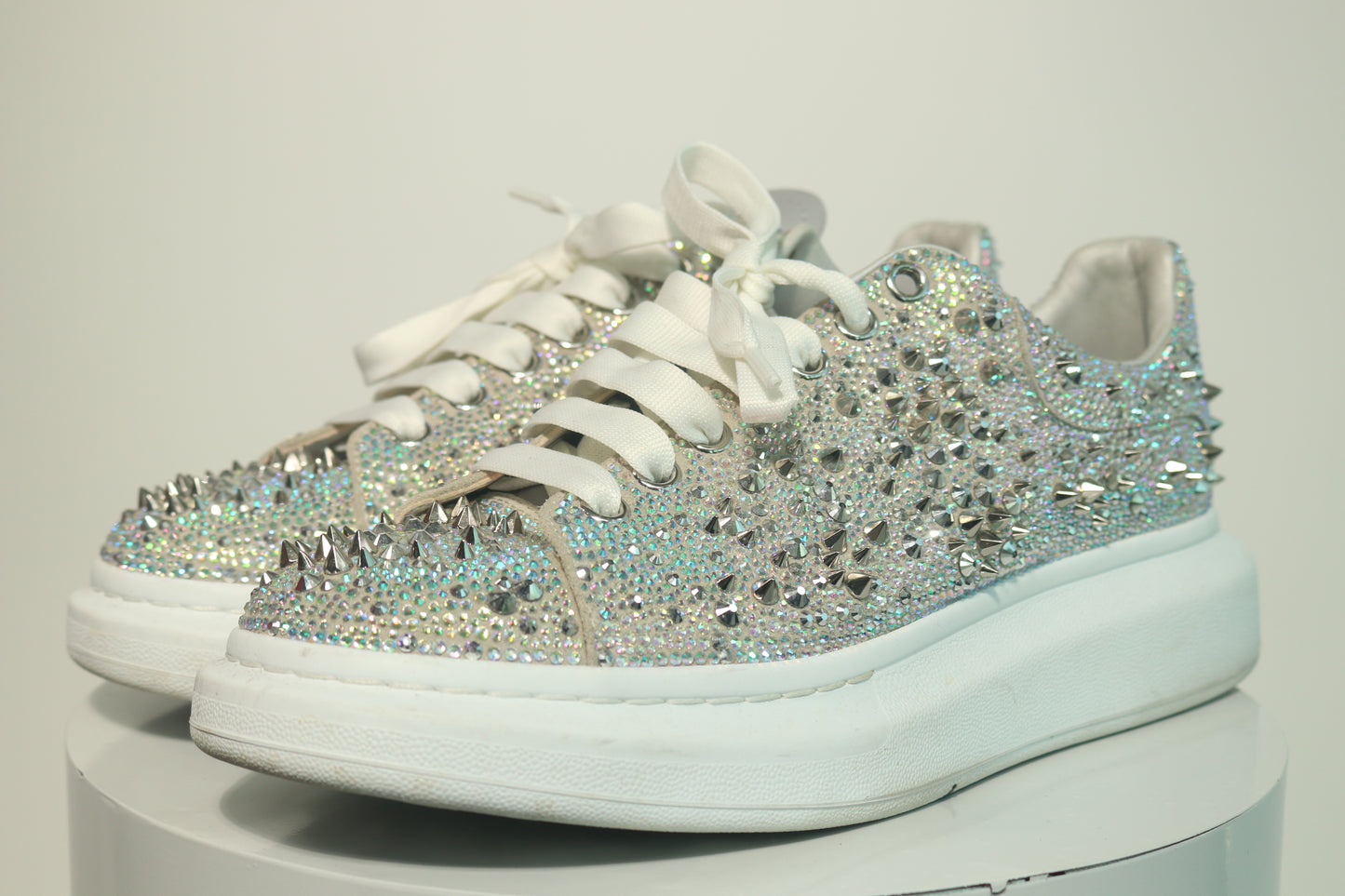 McQueen Crystal Low Top Sneakers