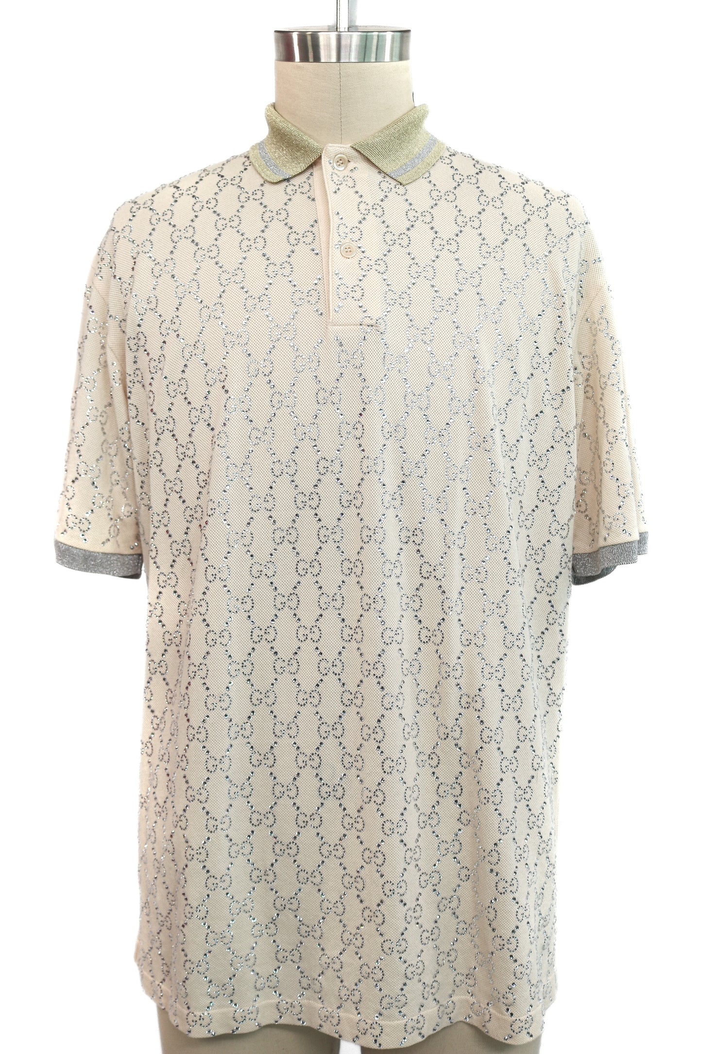 Gucci Crystallized Polo Shirt