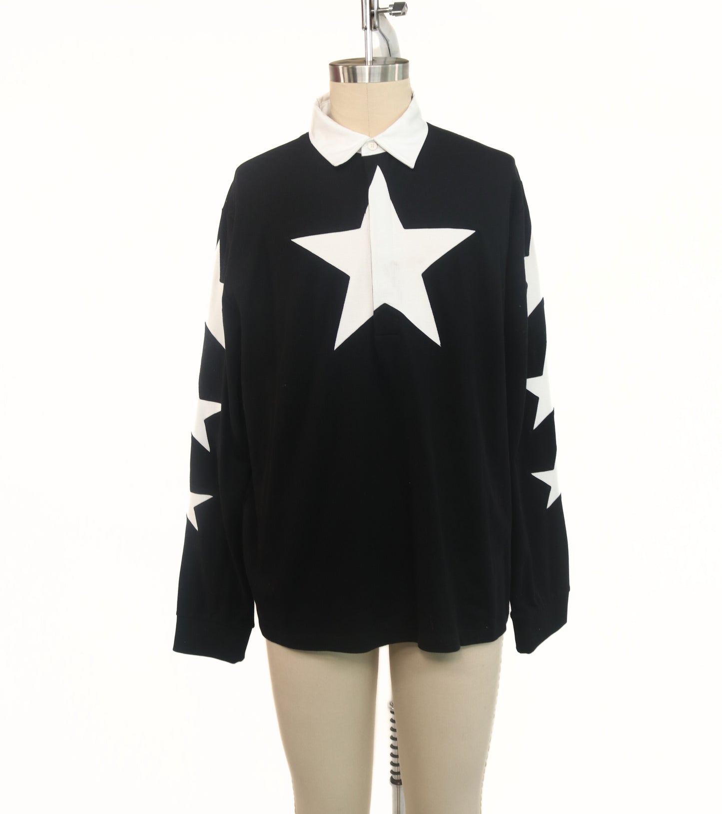Burberry Star Long Sleeve Polo