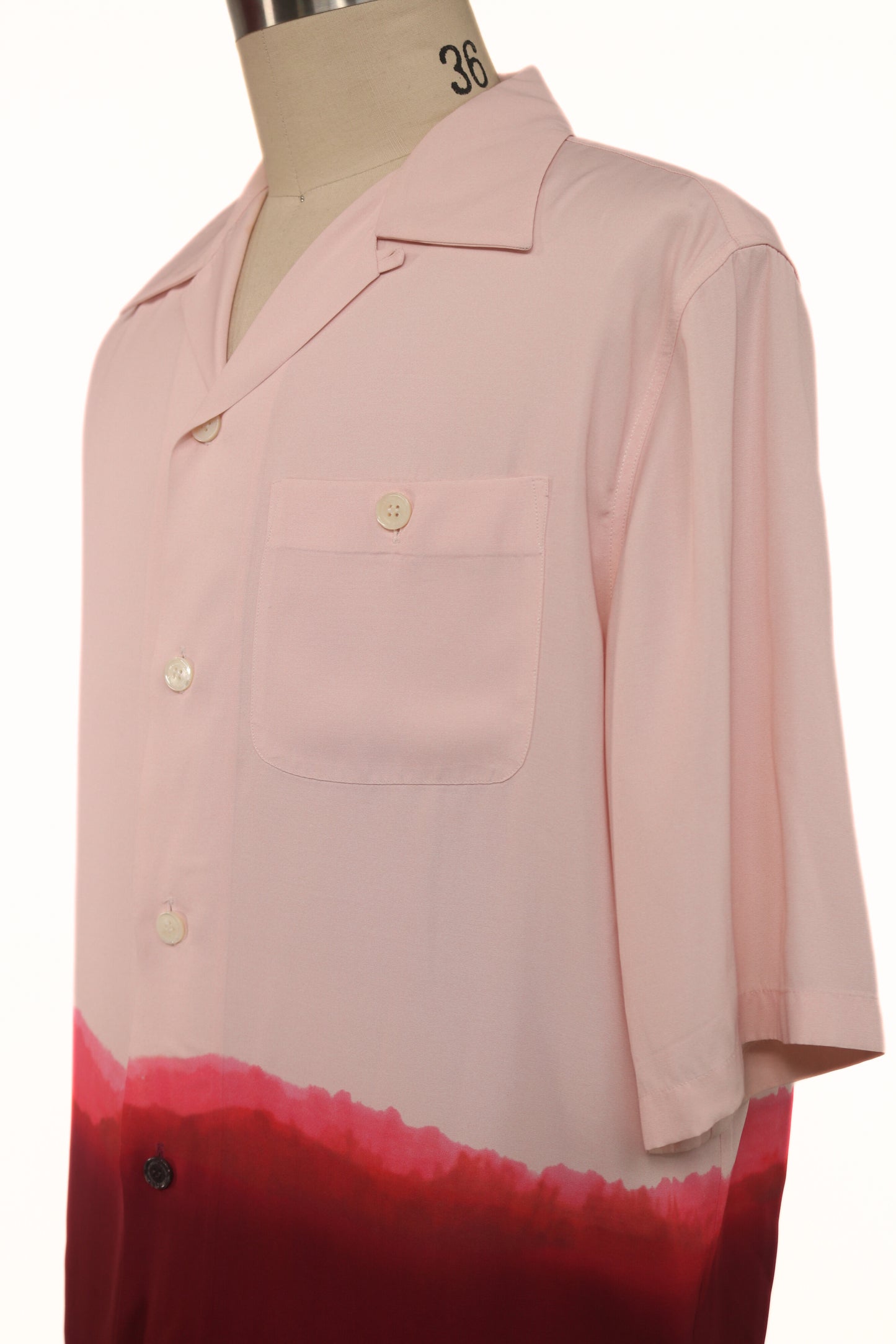 McQueen Ombre Button-Up Shirt