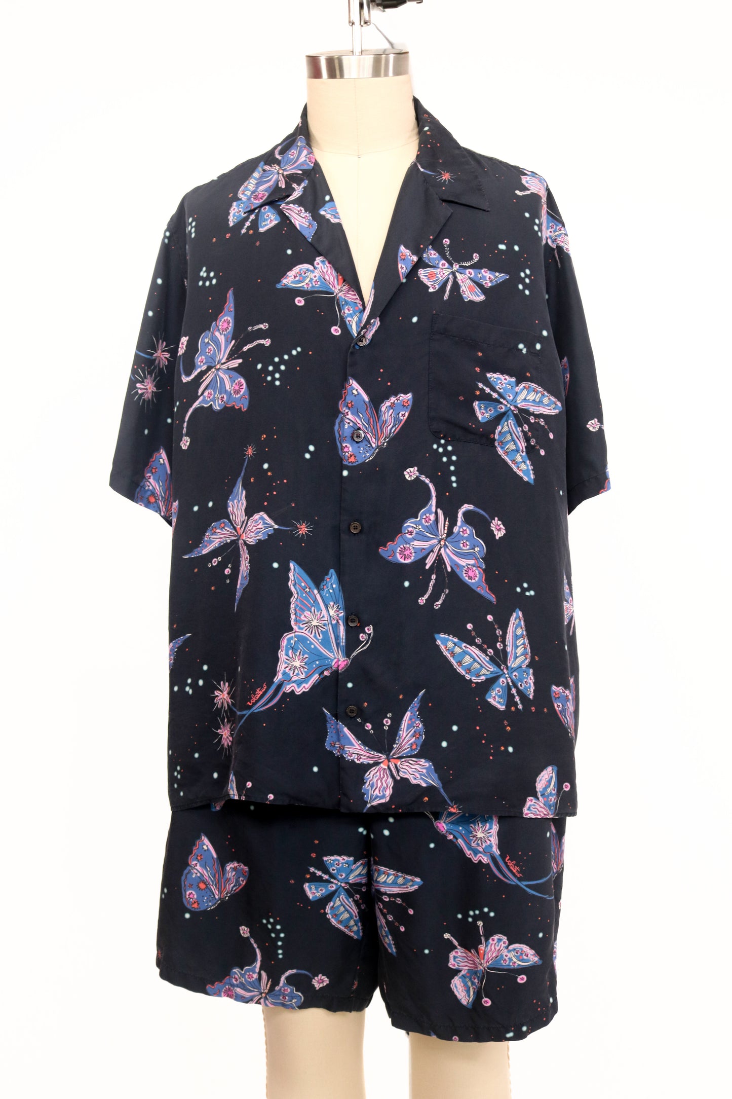 Valentino Butterfly Button-Up Shirt