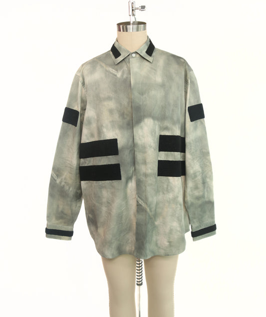 Balmain Long Sleeve Tie - Dye Shirt
