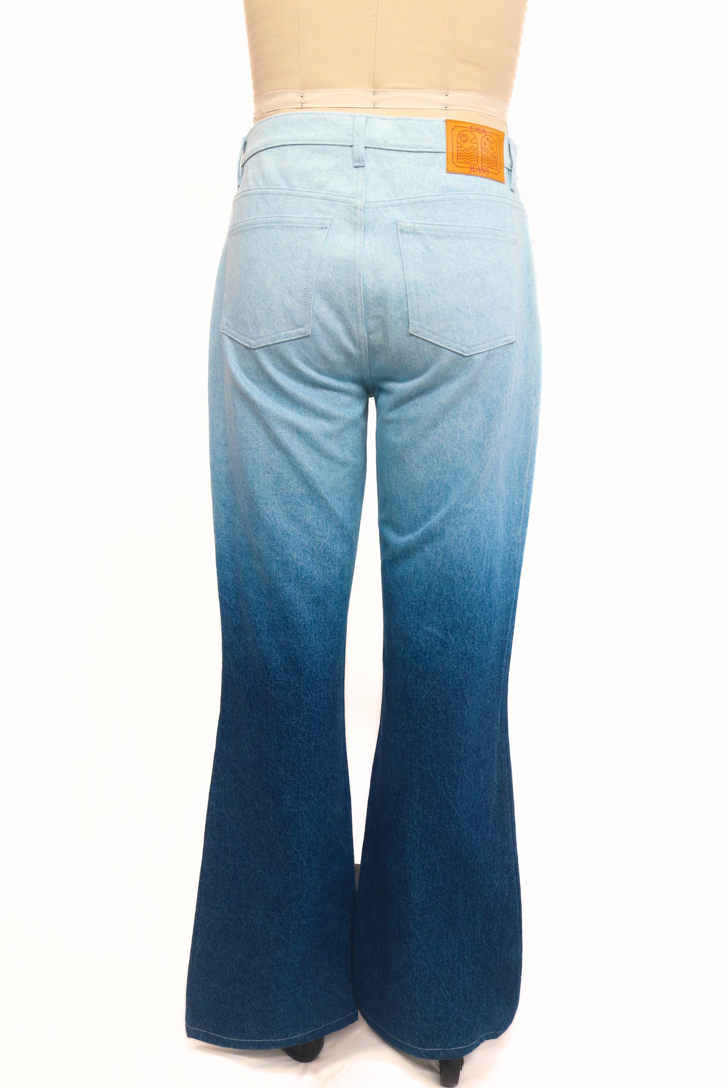 Casablanca Denim Floral Pants