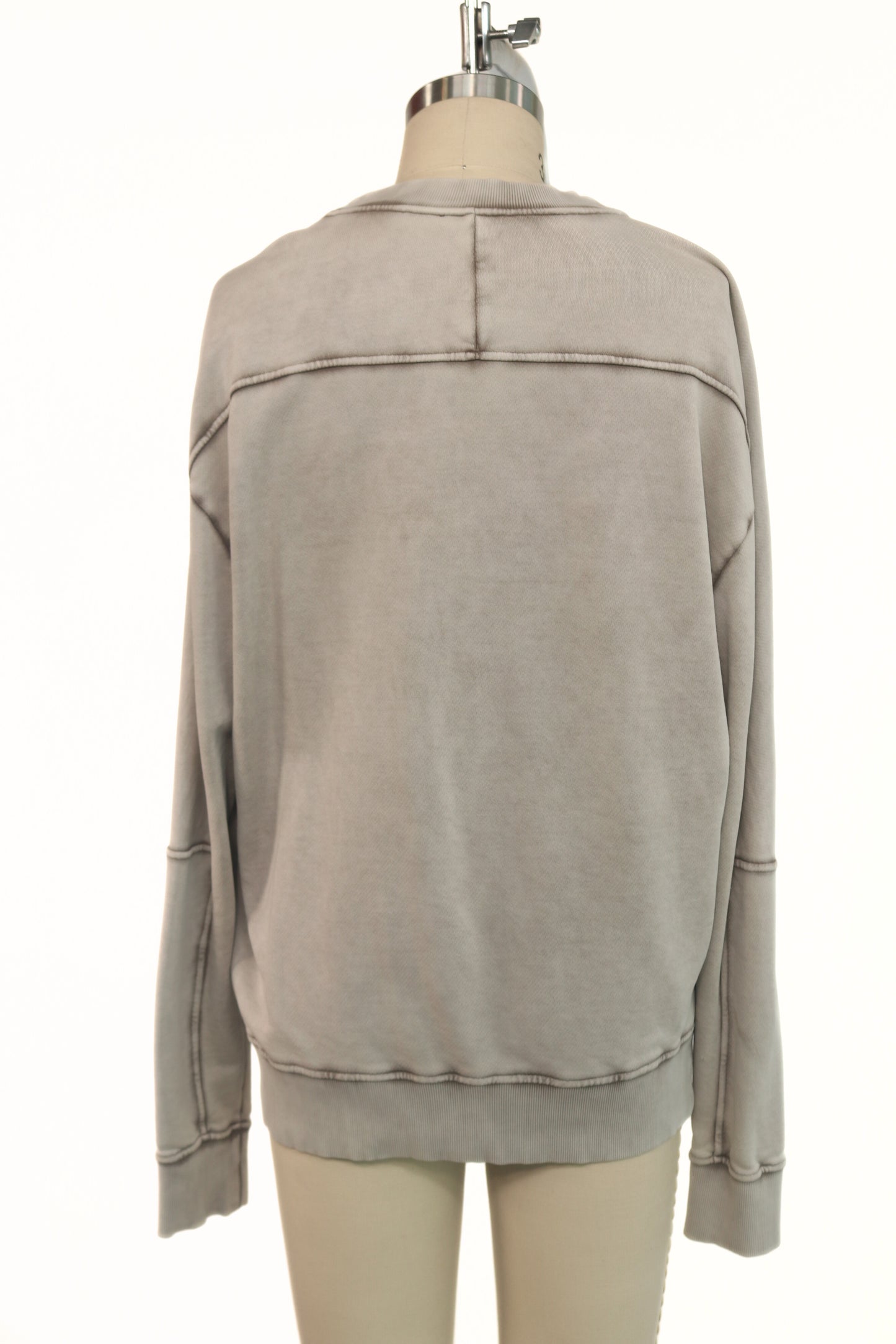 Balmain Bronze Acid Wash Crewneck