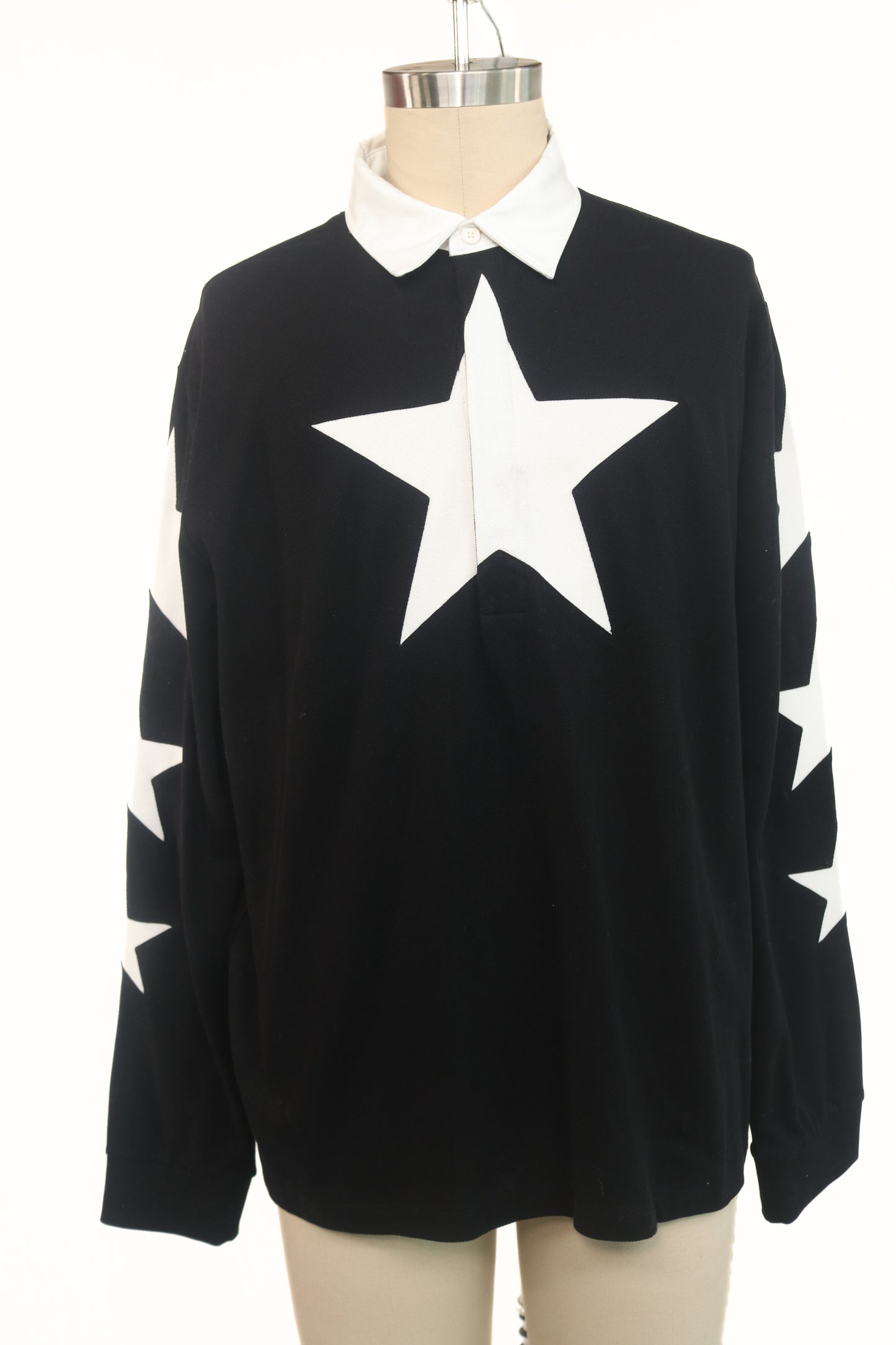 Burberry Star Long Sleeve Polo