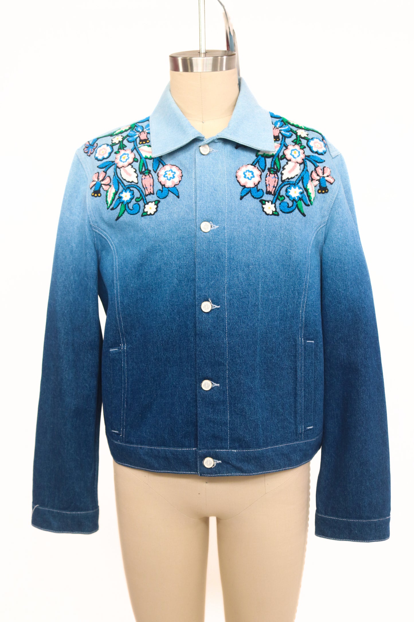 Casablanca Denim Floral Jacket