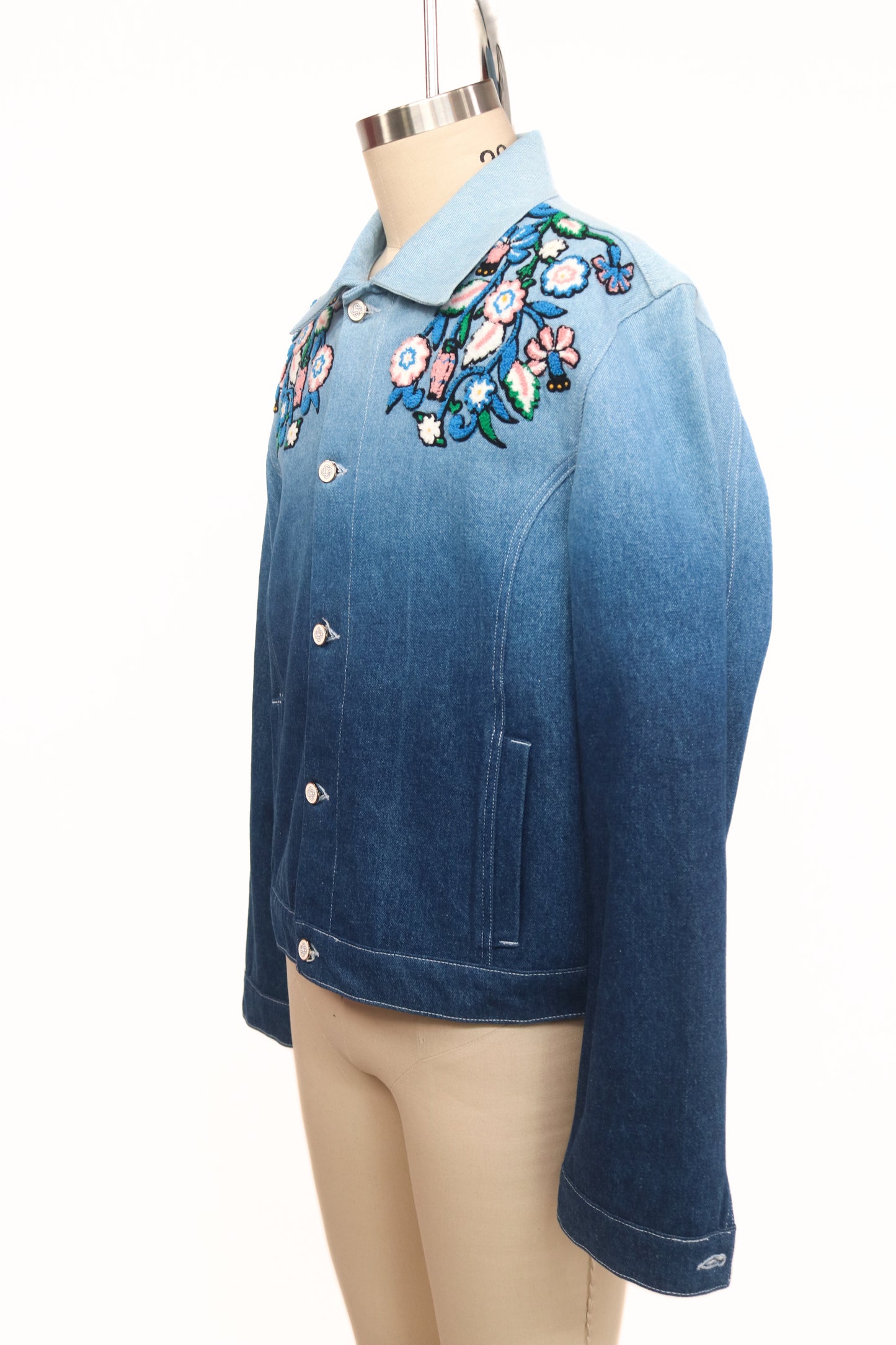 Casablanca Denim Floral Jacket