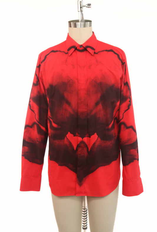 McQueen Black Smoke Long Sleeve Shirt