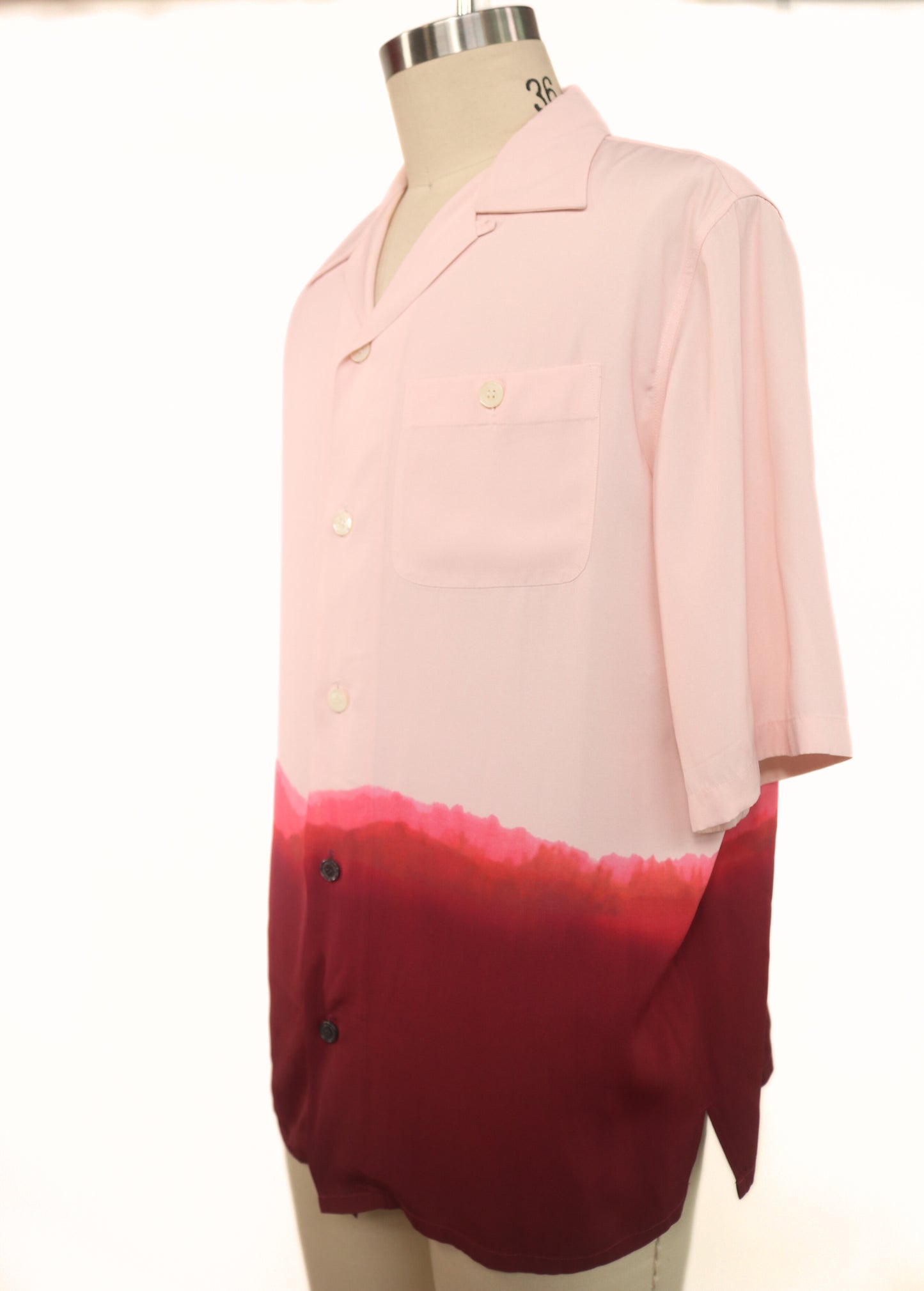 McQueen Ombre Button-Up Shirt
