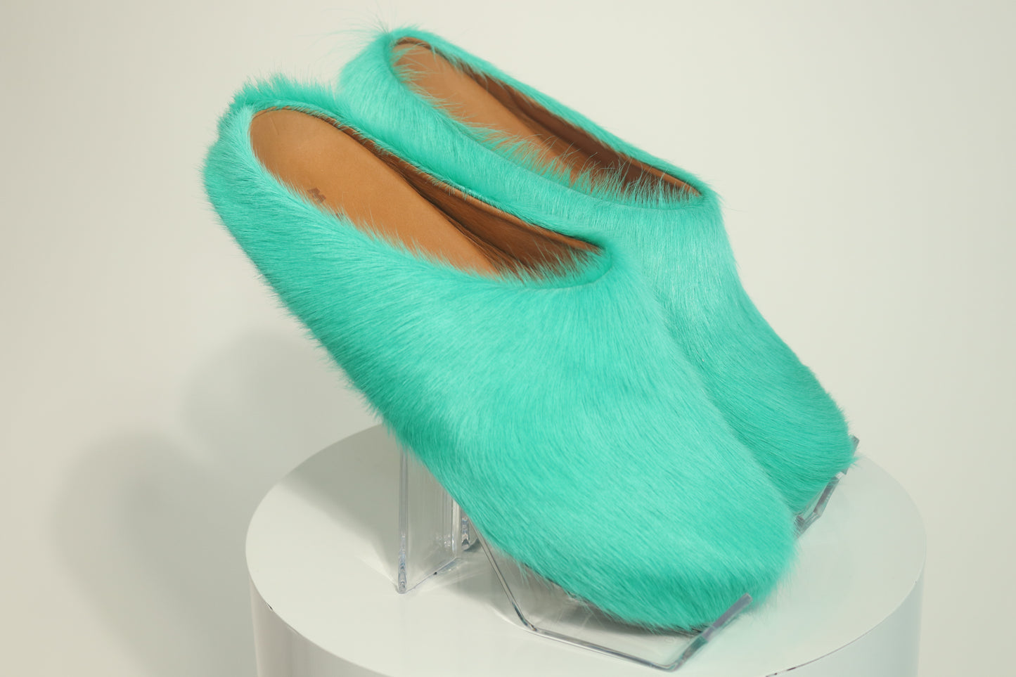 Marni Fussbett Shaggy Sabot Mules