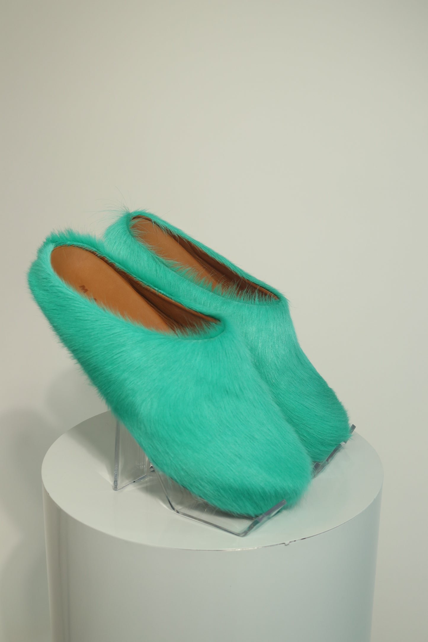 Marni Fussbett Shaggy Sabot Mules
