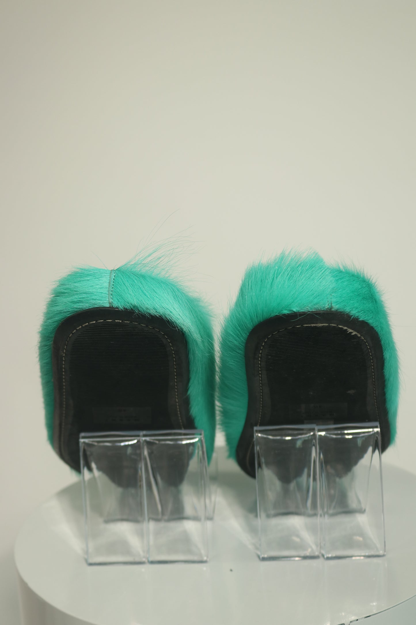 Marni Fussbett Shaggy Sabot Mules
